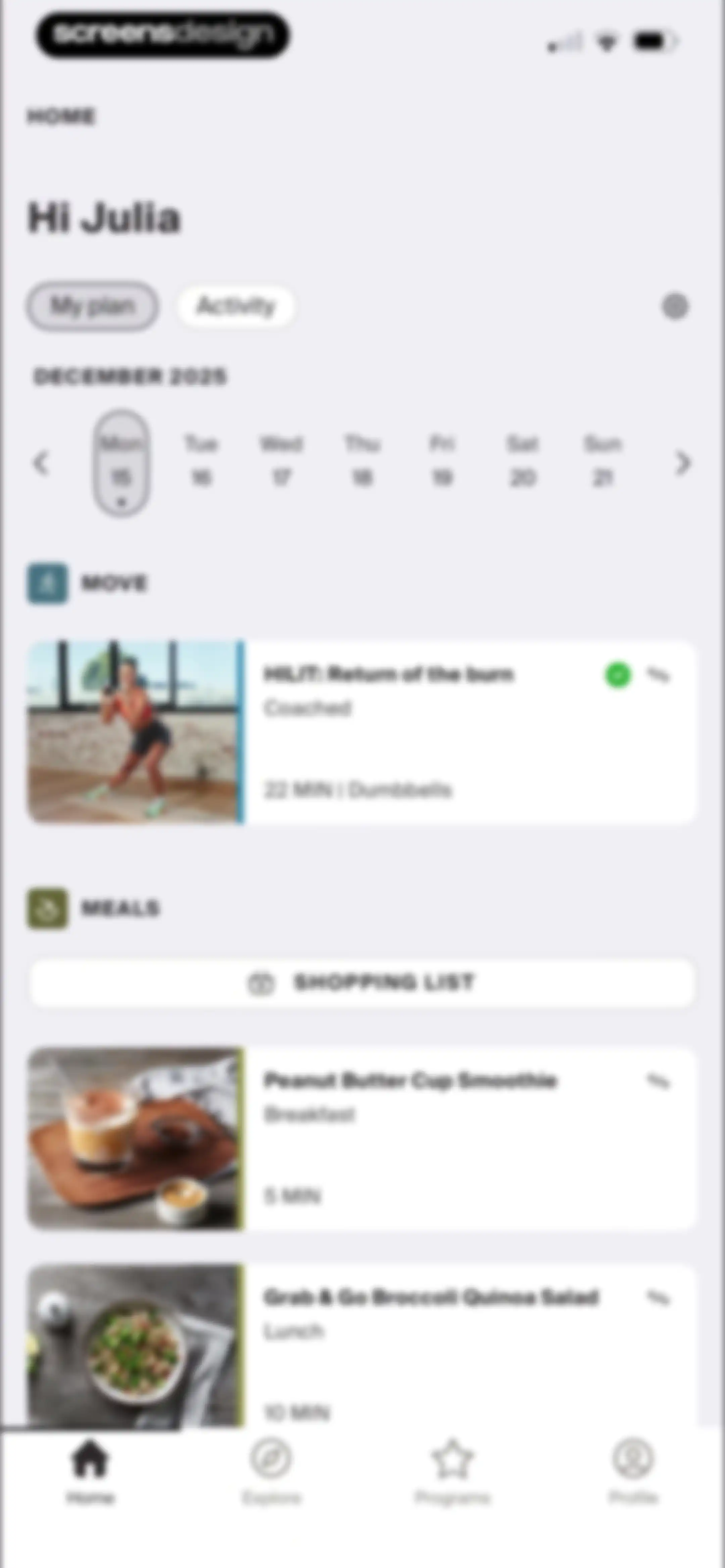 Centr: Strength & Fitness App screen 54