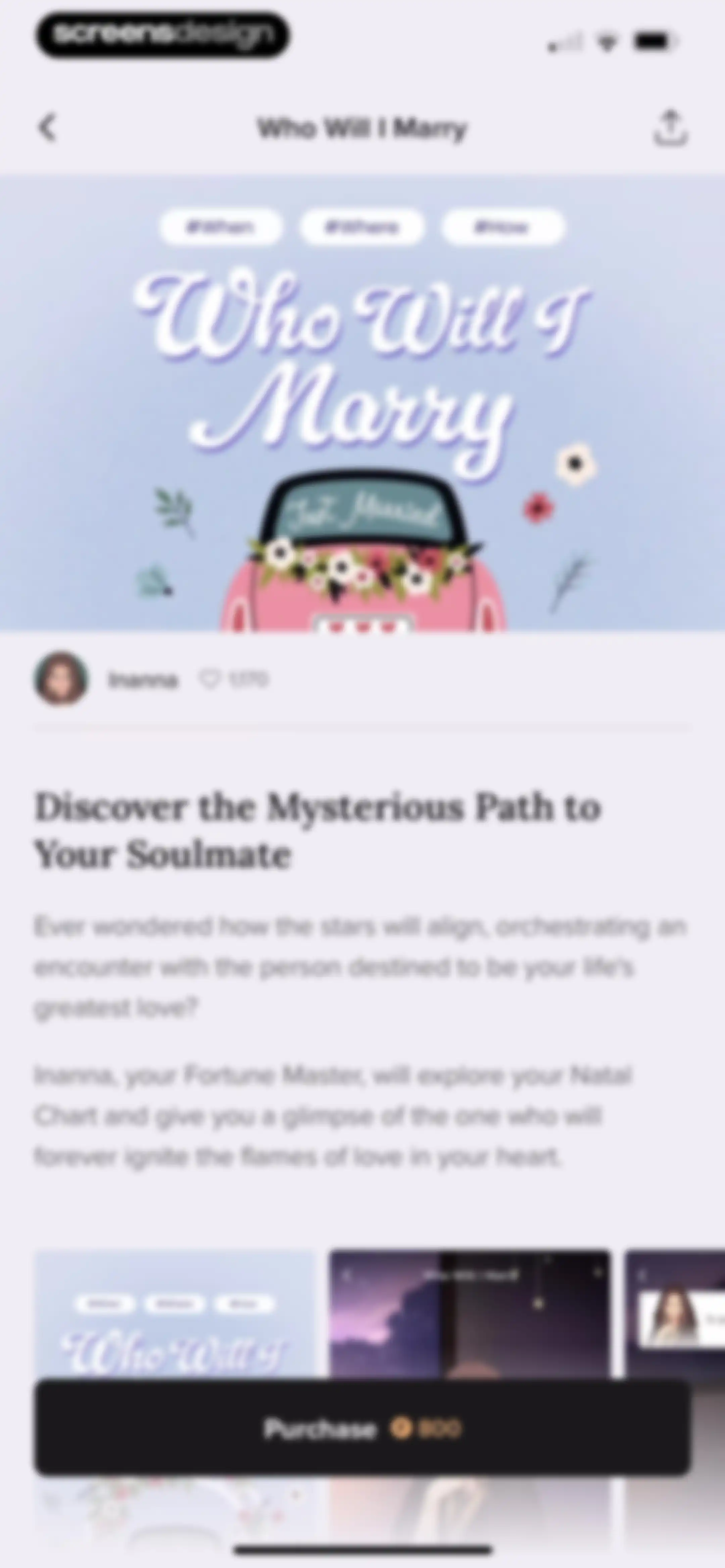 FORCETELLER: Daily Horoscope screen 79