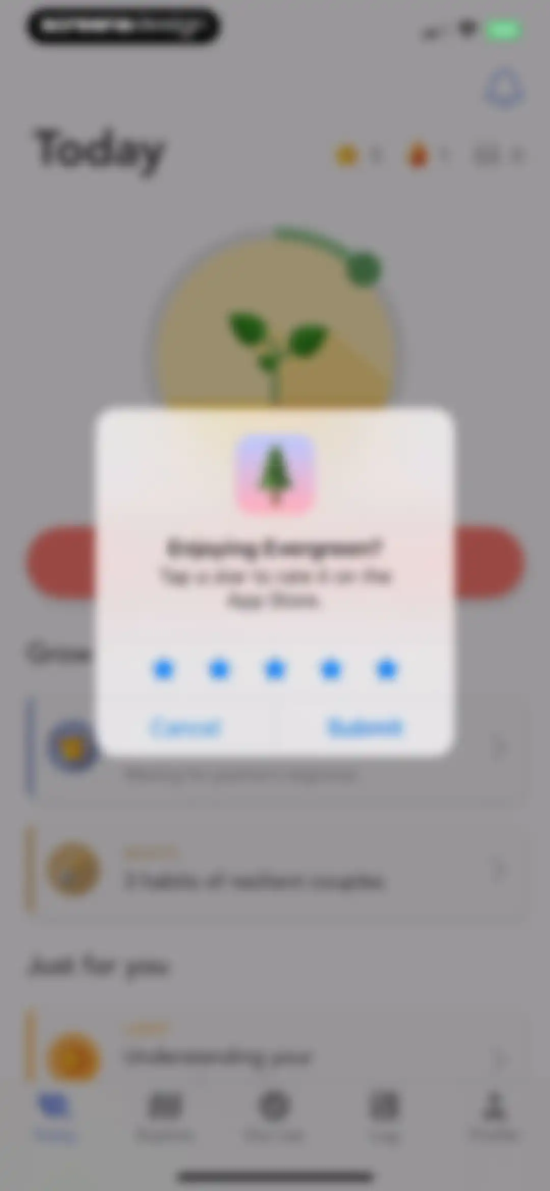 Evergreen: Relationship Growth screen 26