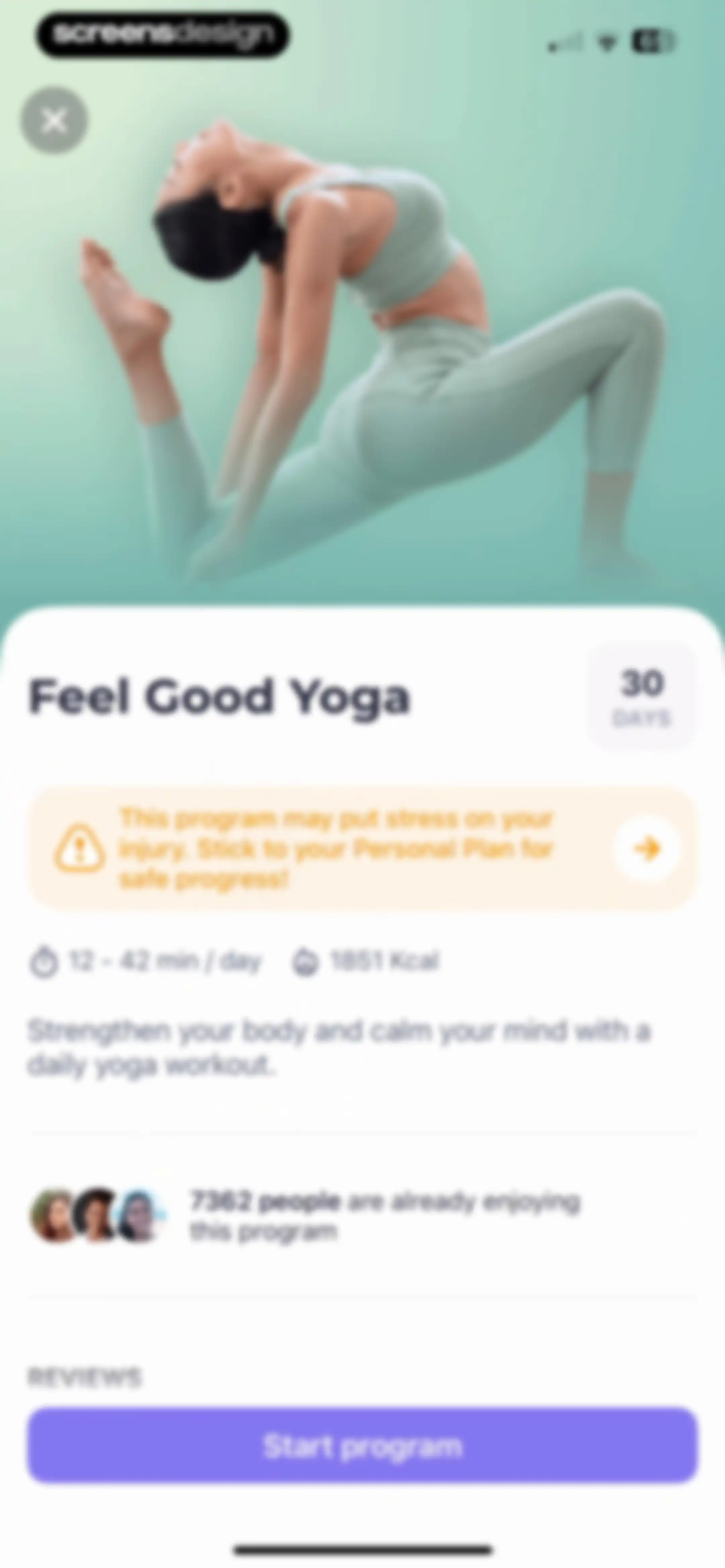 FitMe - Lazy Workout at Home screen 103