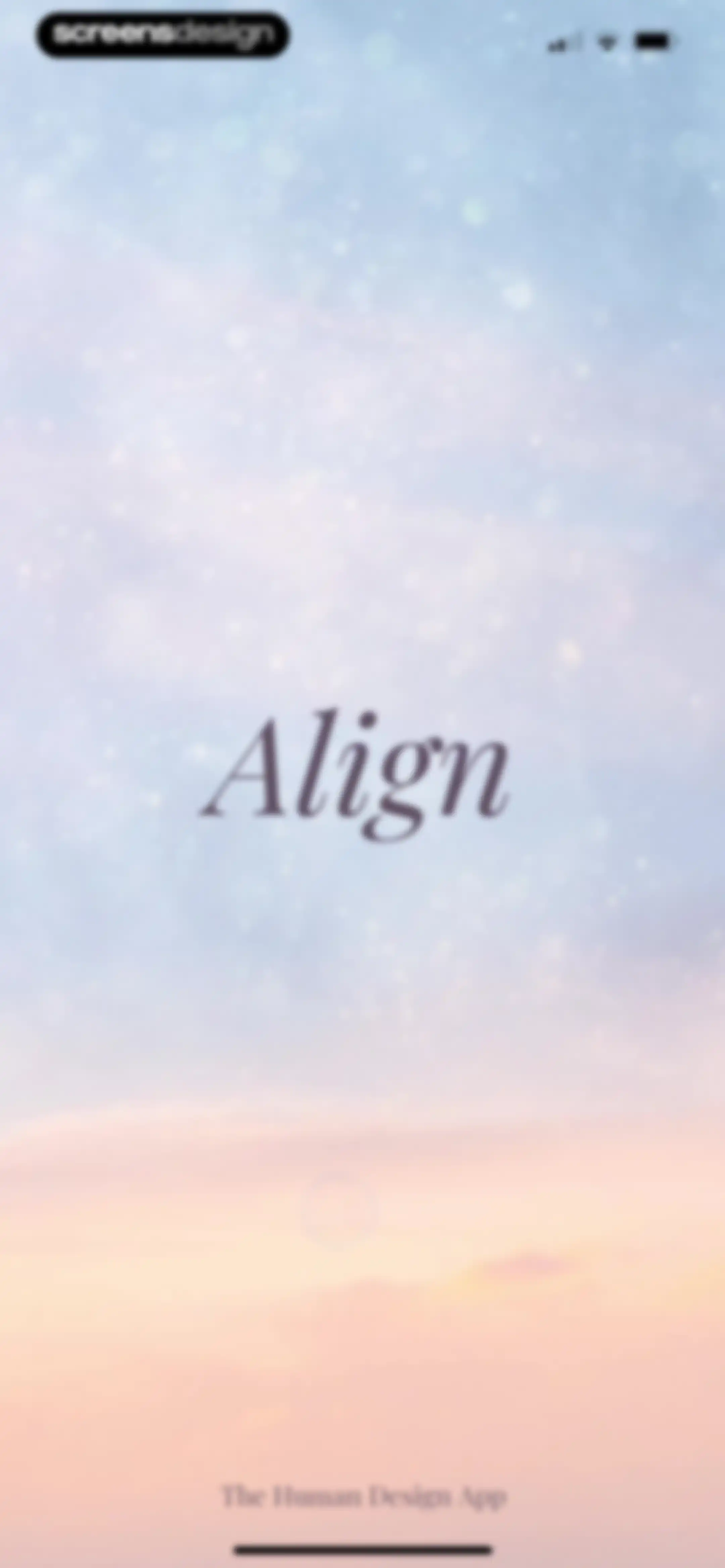 Align: The Human Design App screen 4