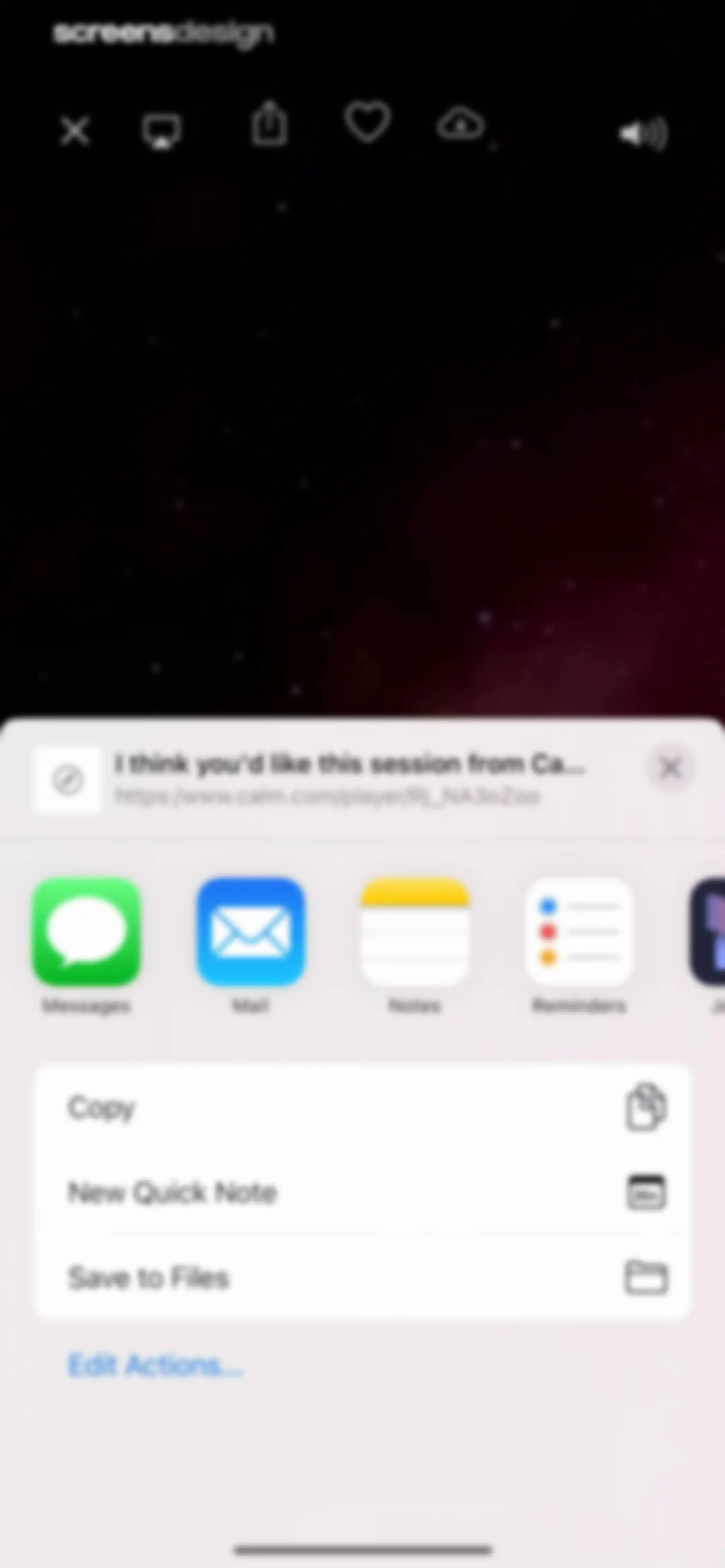 Calm screen 24