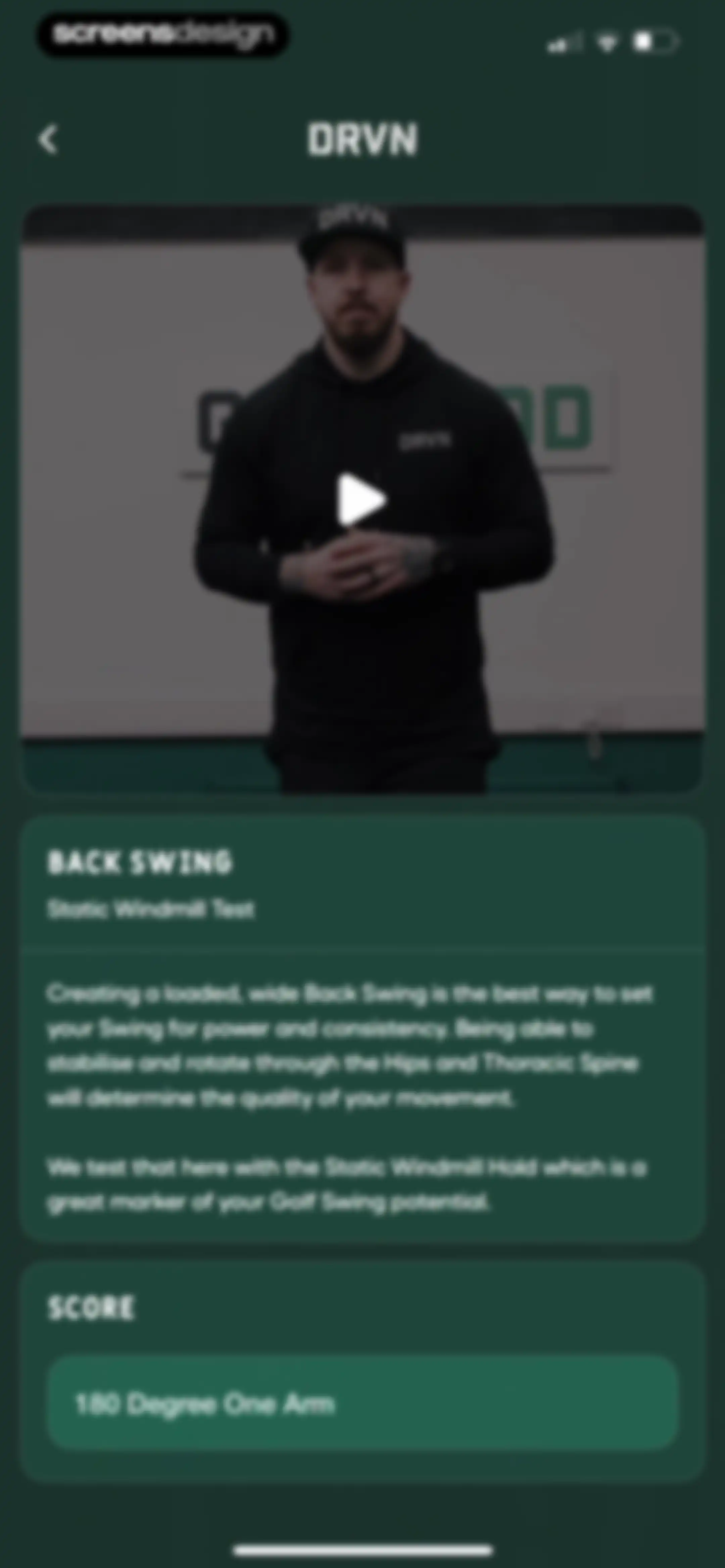 DRVN - Golf & Gym Workouts screen 70