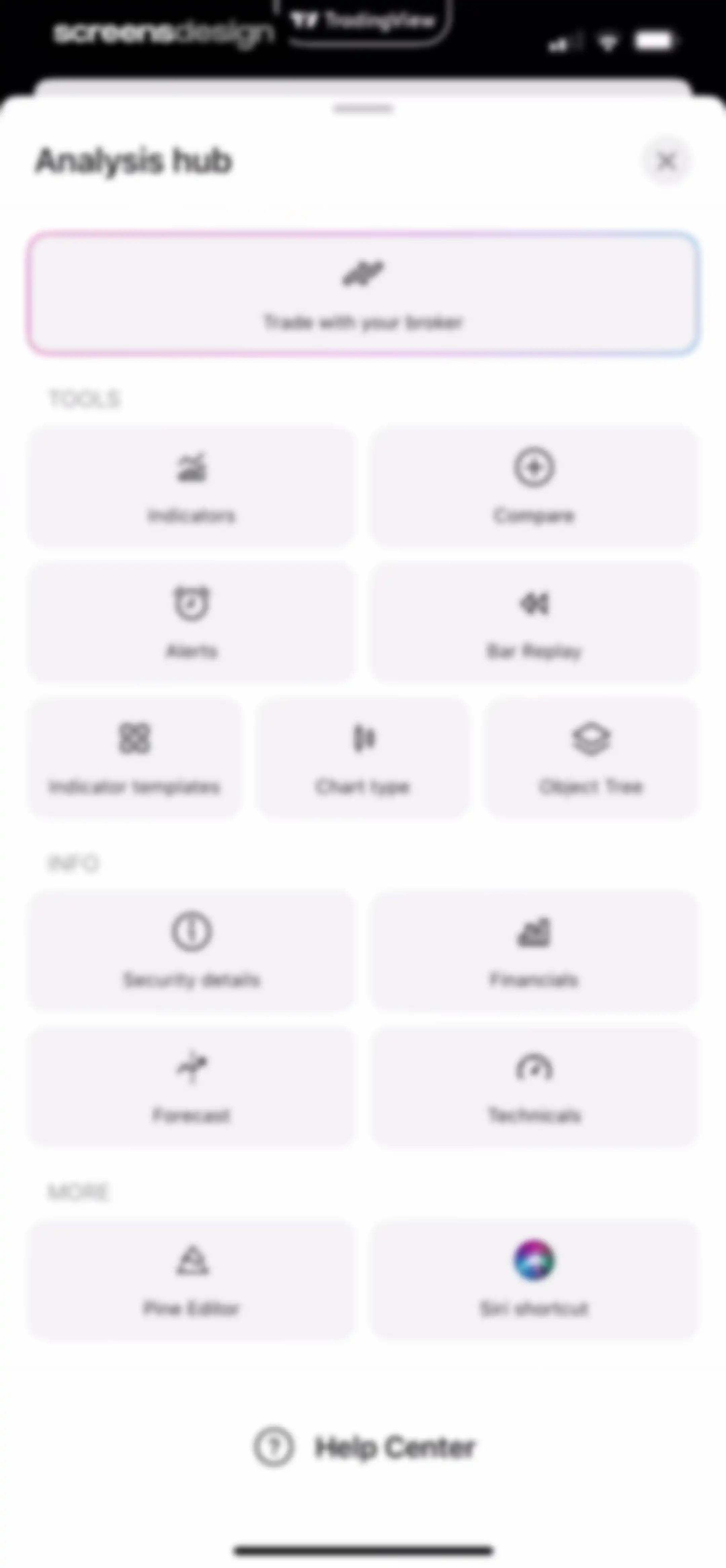TradingView: Track All Markets screen 100