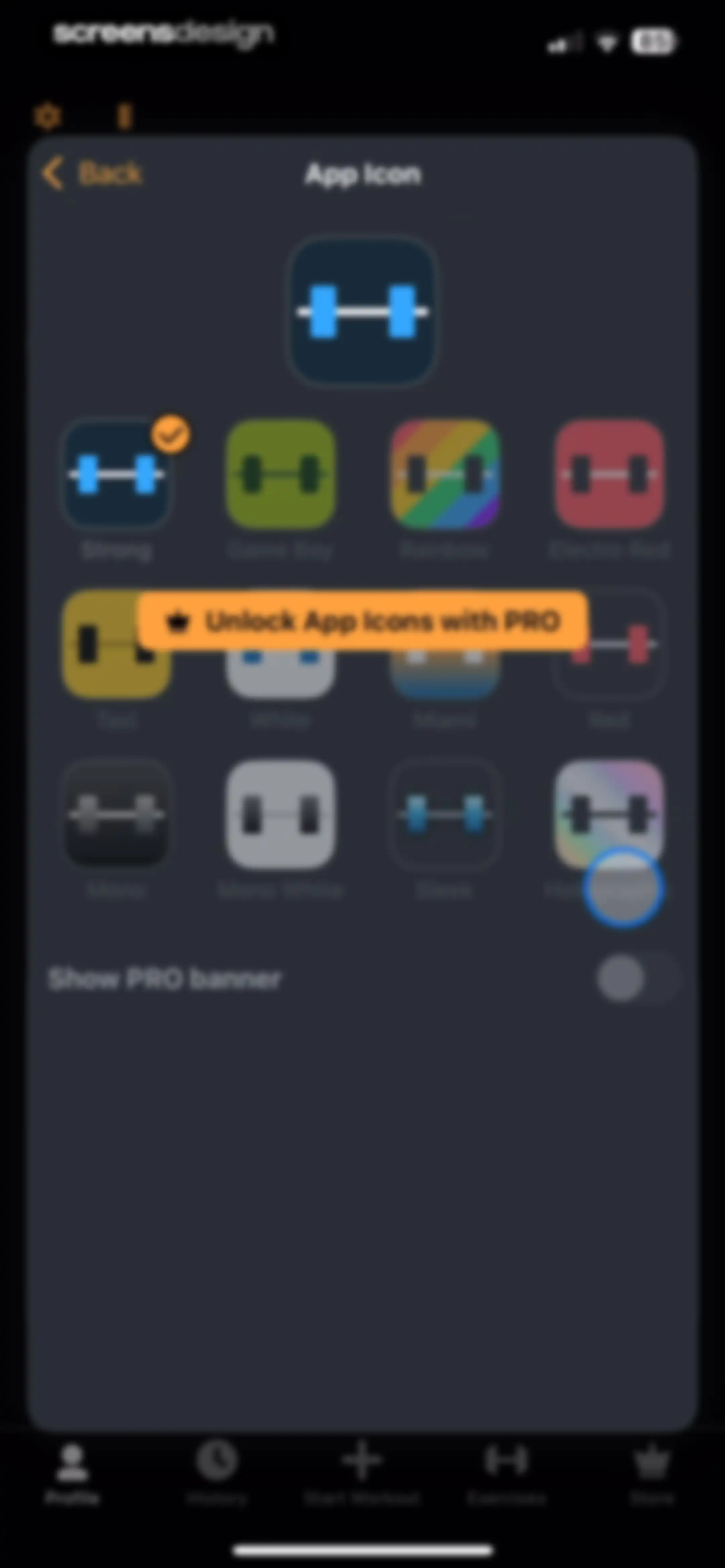 Strong Workout Tracker Gym Log screen 141