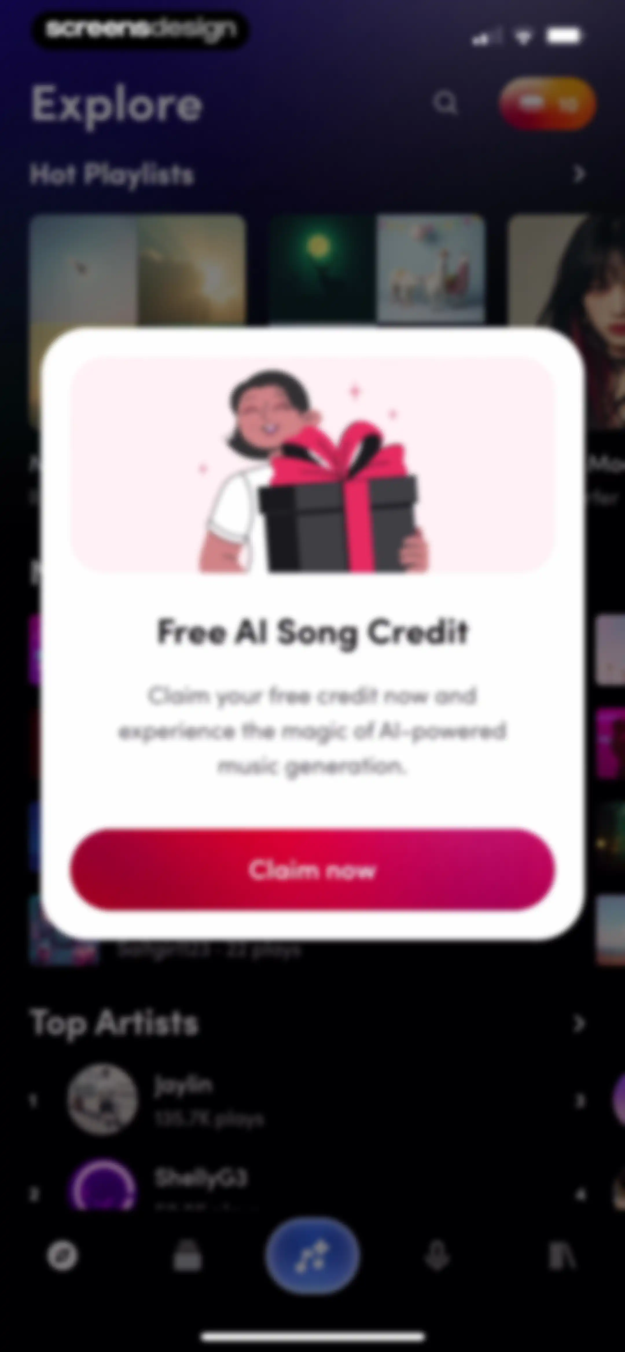 AI Song Generator - Zona screen 9