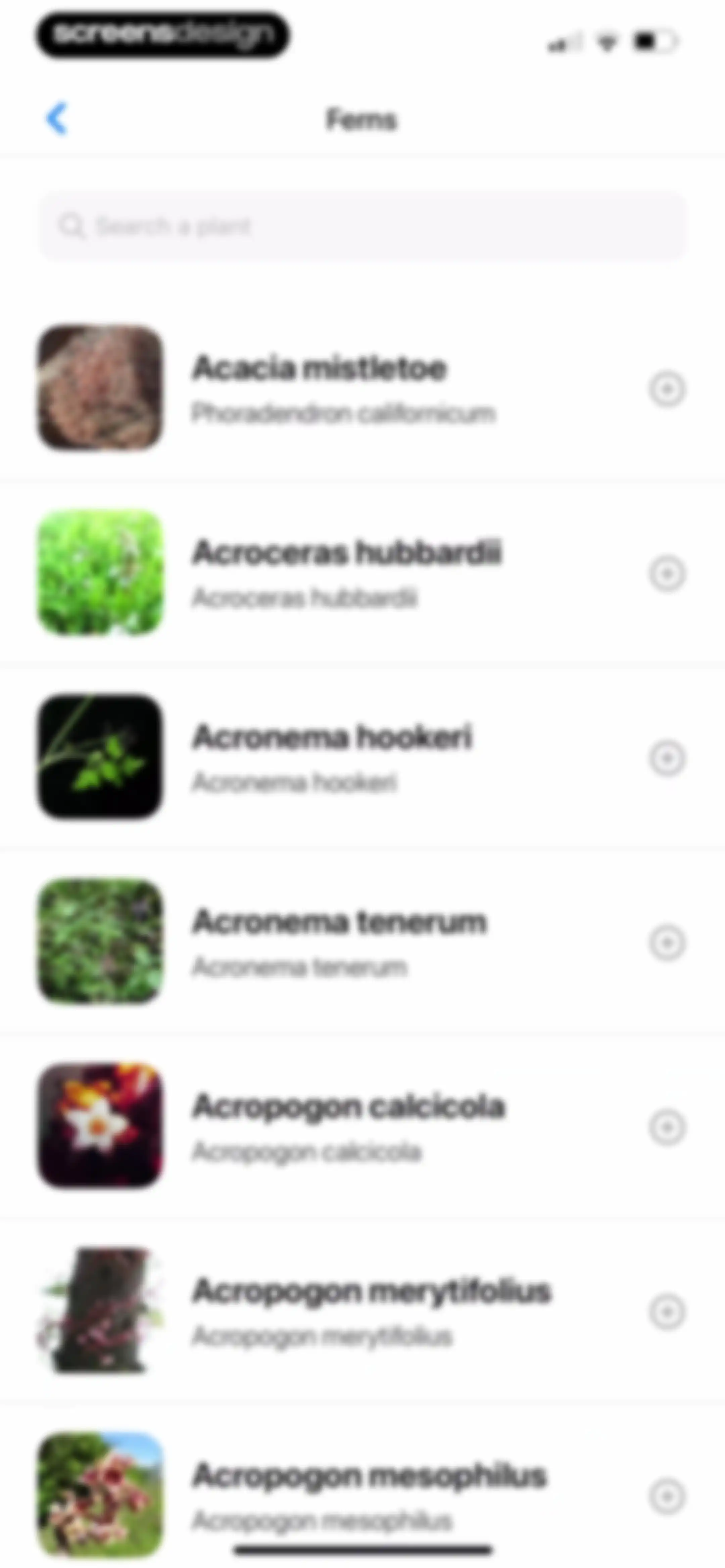 Plant App: Plant Identifier screen 103
