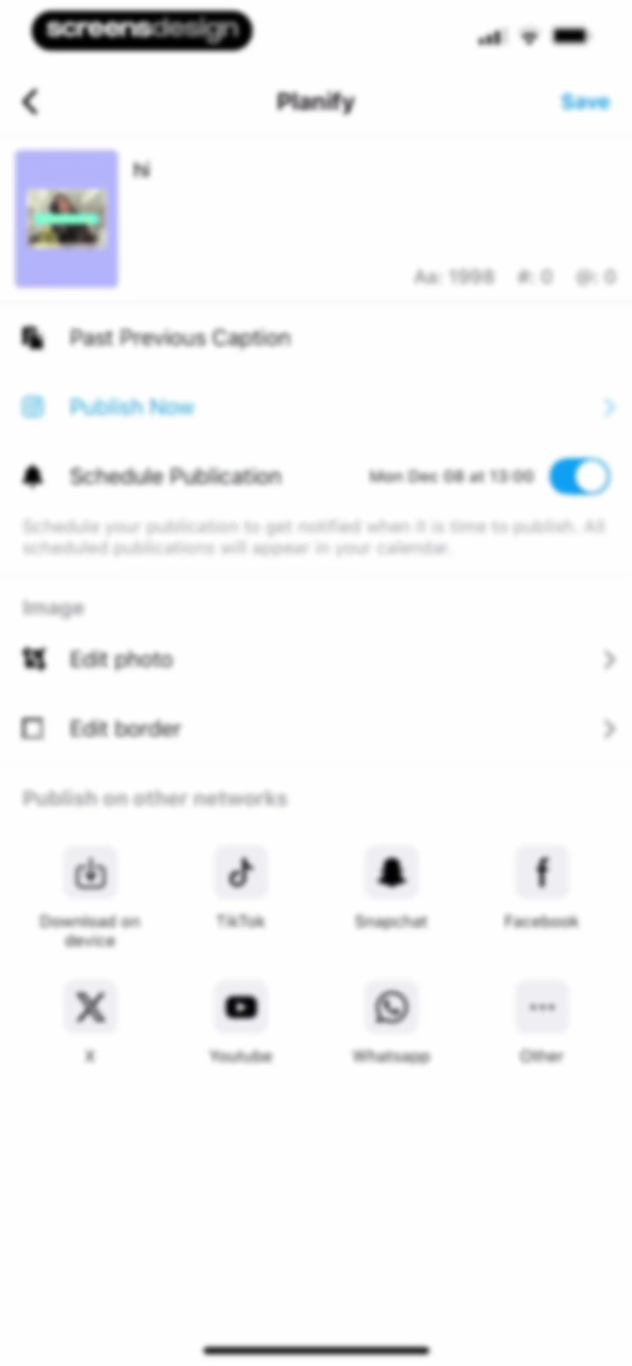 Feed Preview: Planner for IG screen 86