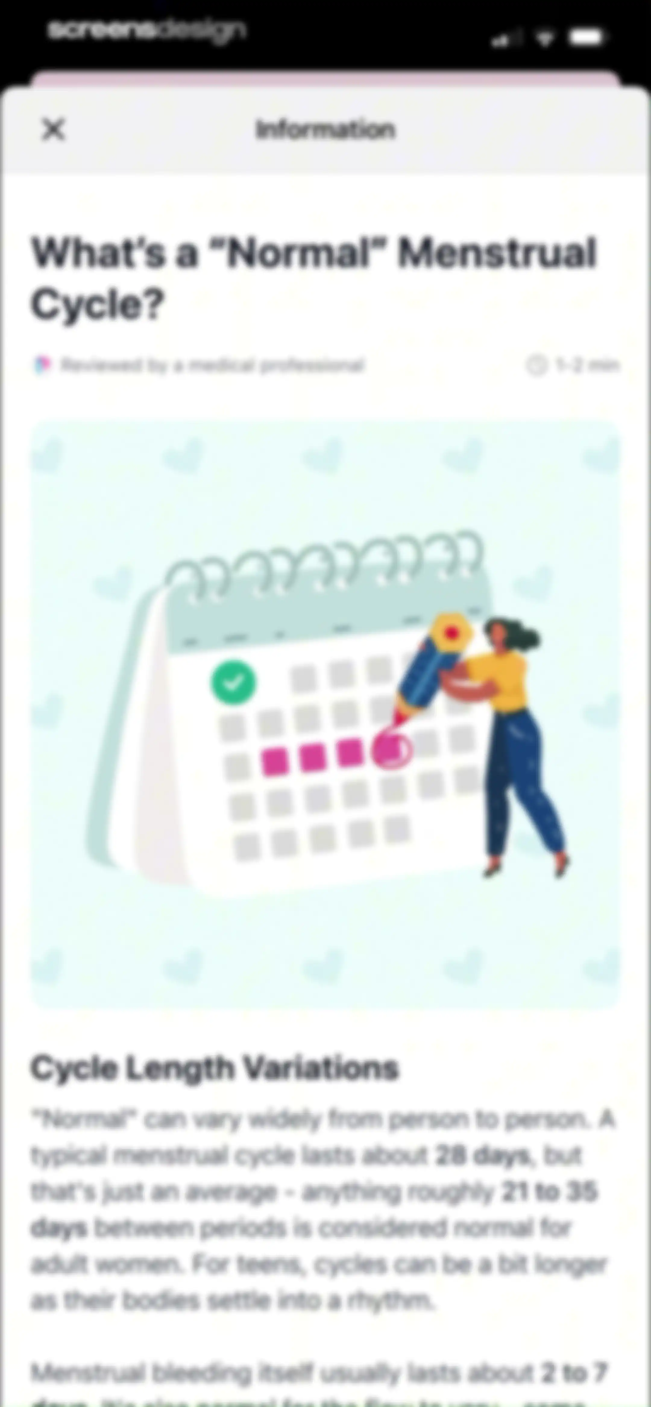 Pregmate Ovulation Tracker screen 87