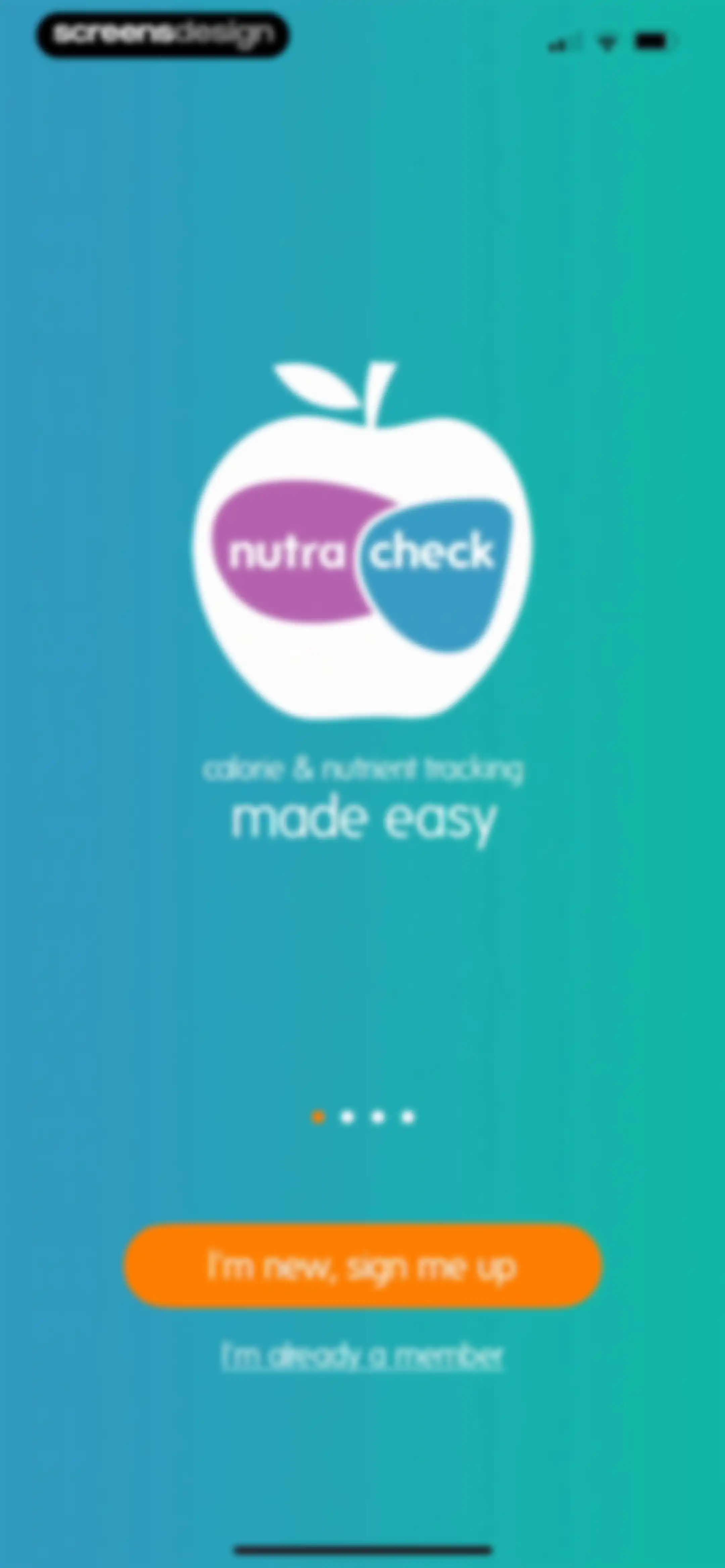 Calorie Counter + screen 2