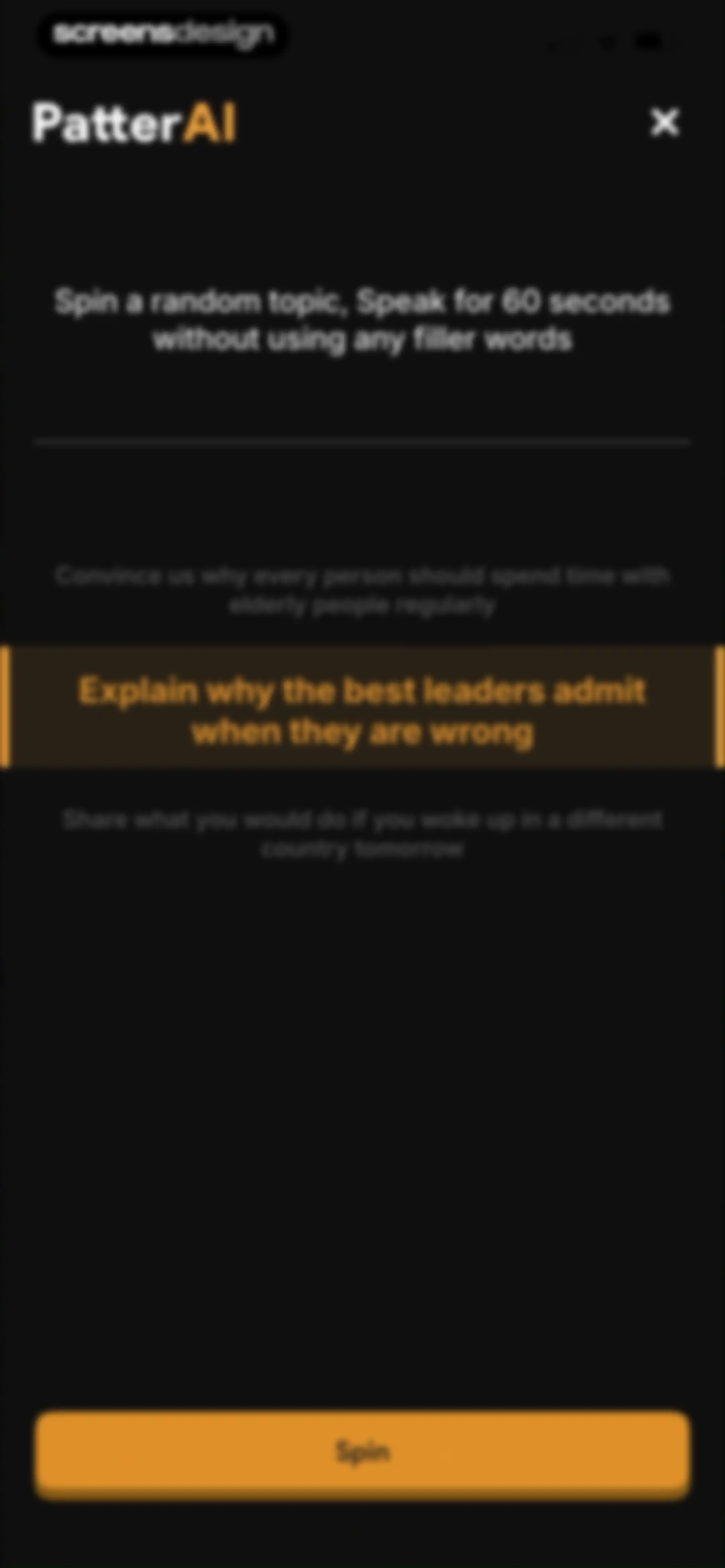 PatterAI: Communication Skills screen 109