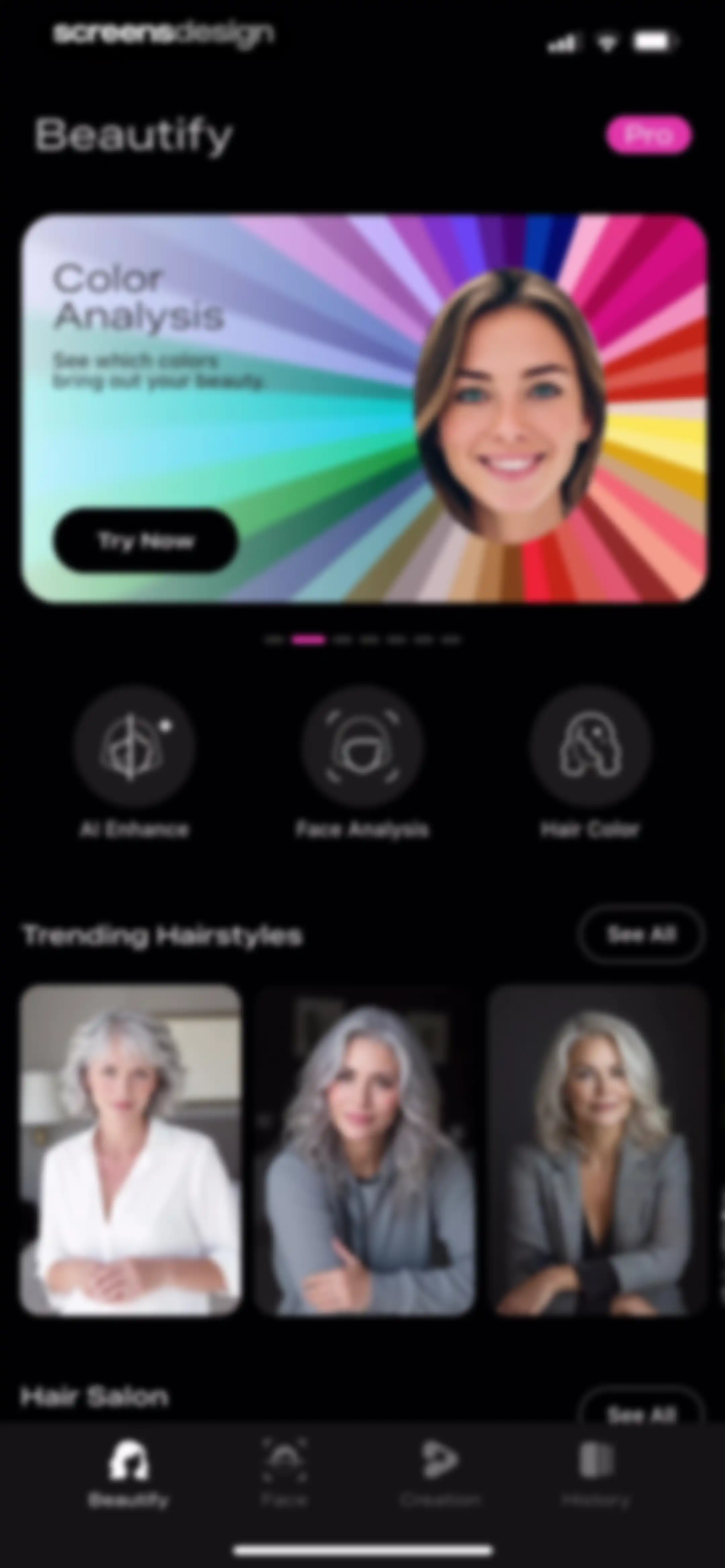 Beautify - Hairstyle Try On screen 23