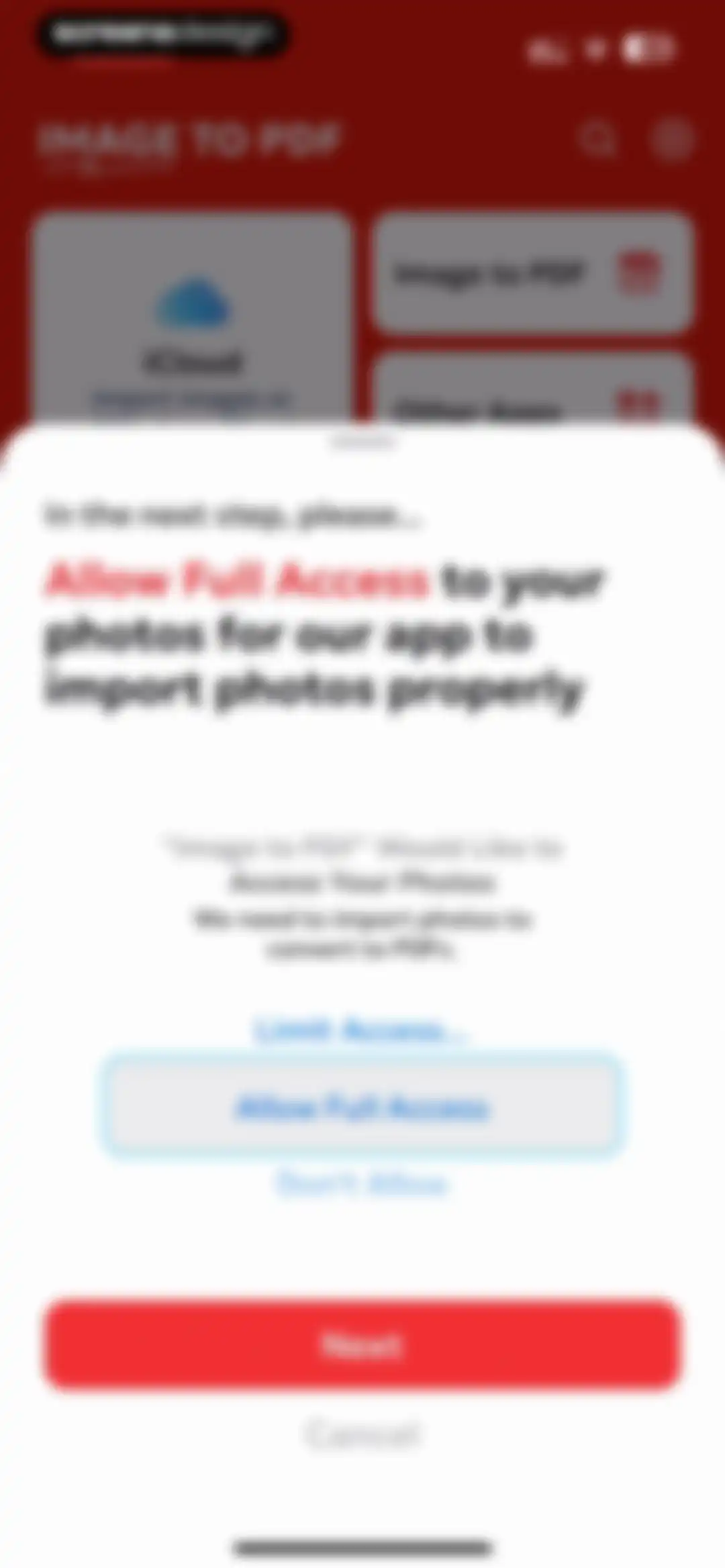 Image to PDF Converter · Edit screen 12