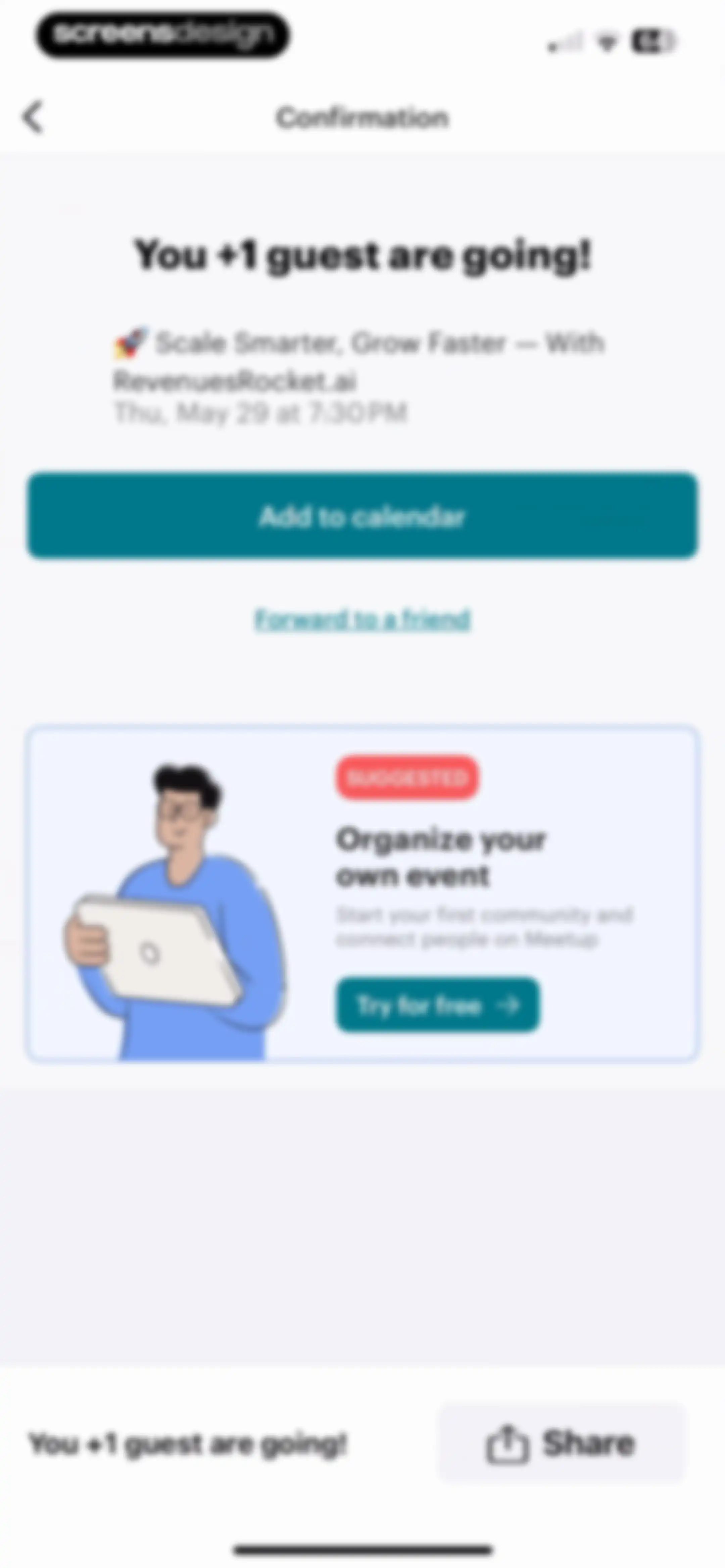 Meetup: Social Events & Groups screen 55
