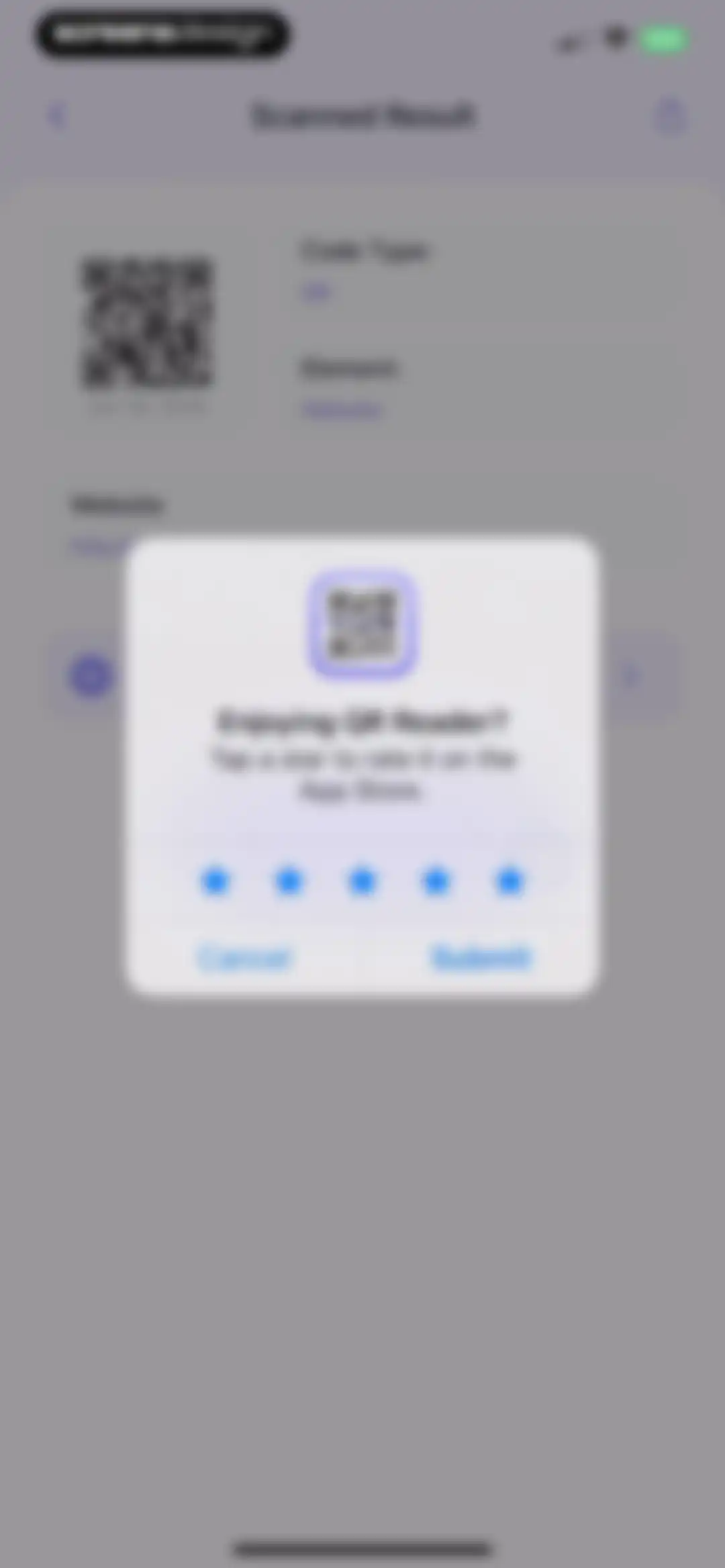 QR Reader for mobile screen 9