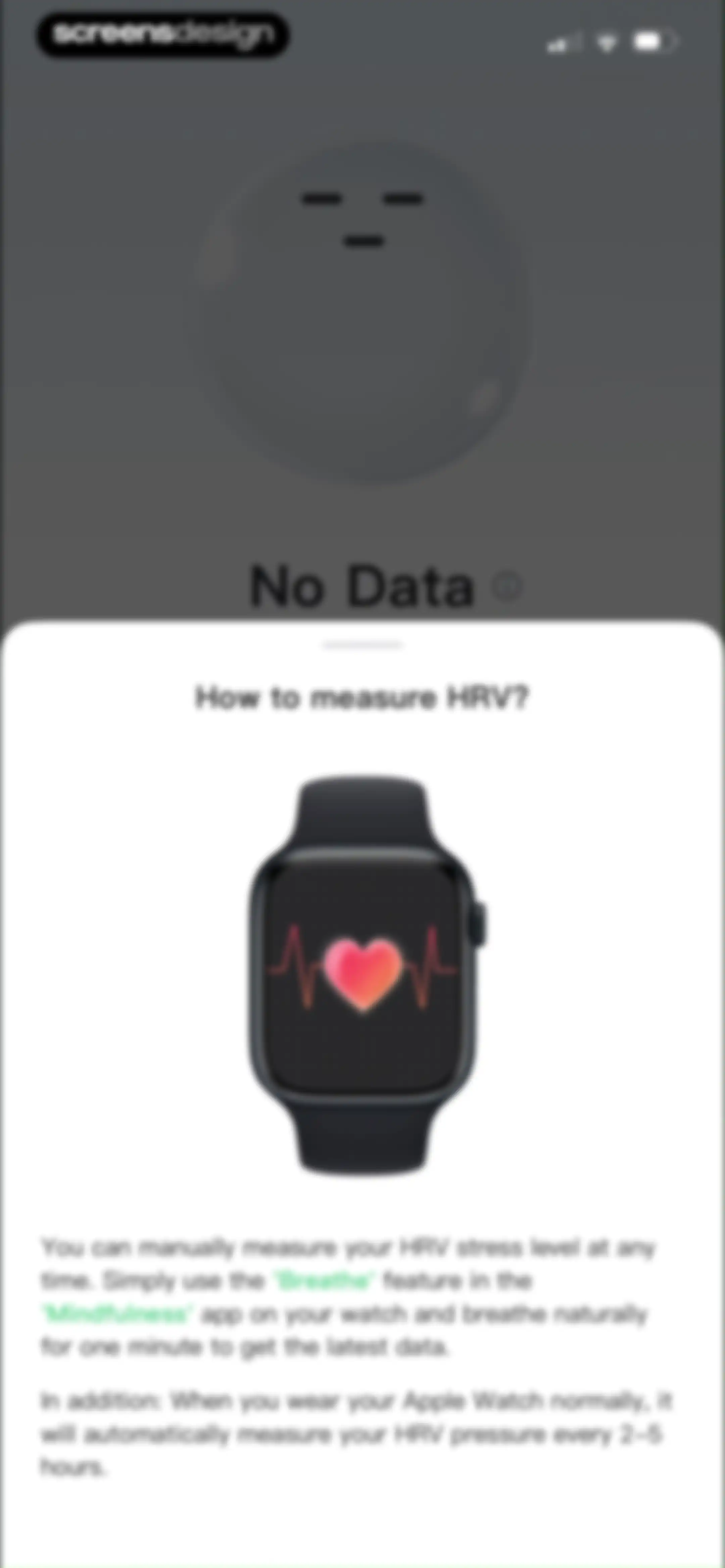 RelaxWatch: Stress&HRV Tracker screen 18