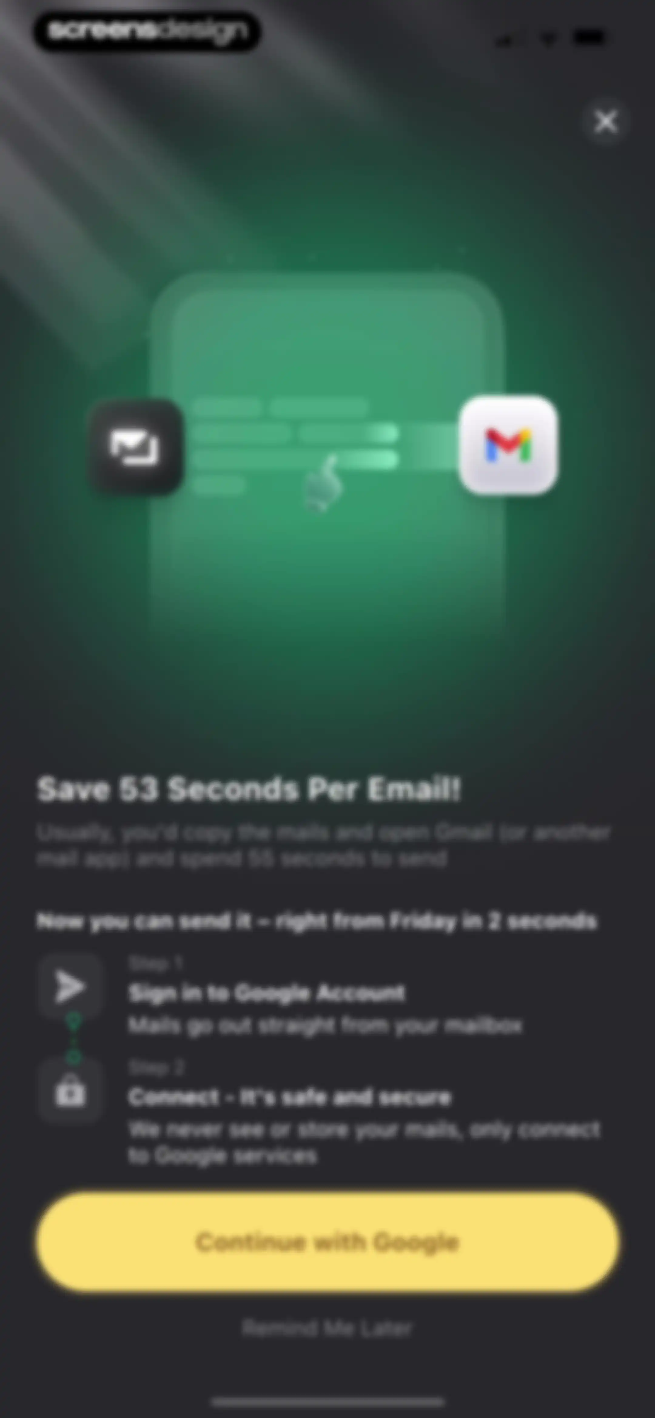 Friday AI Email Writer screen 25
