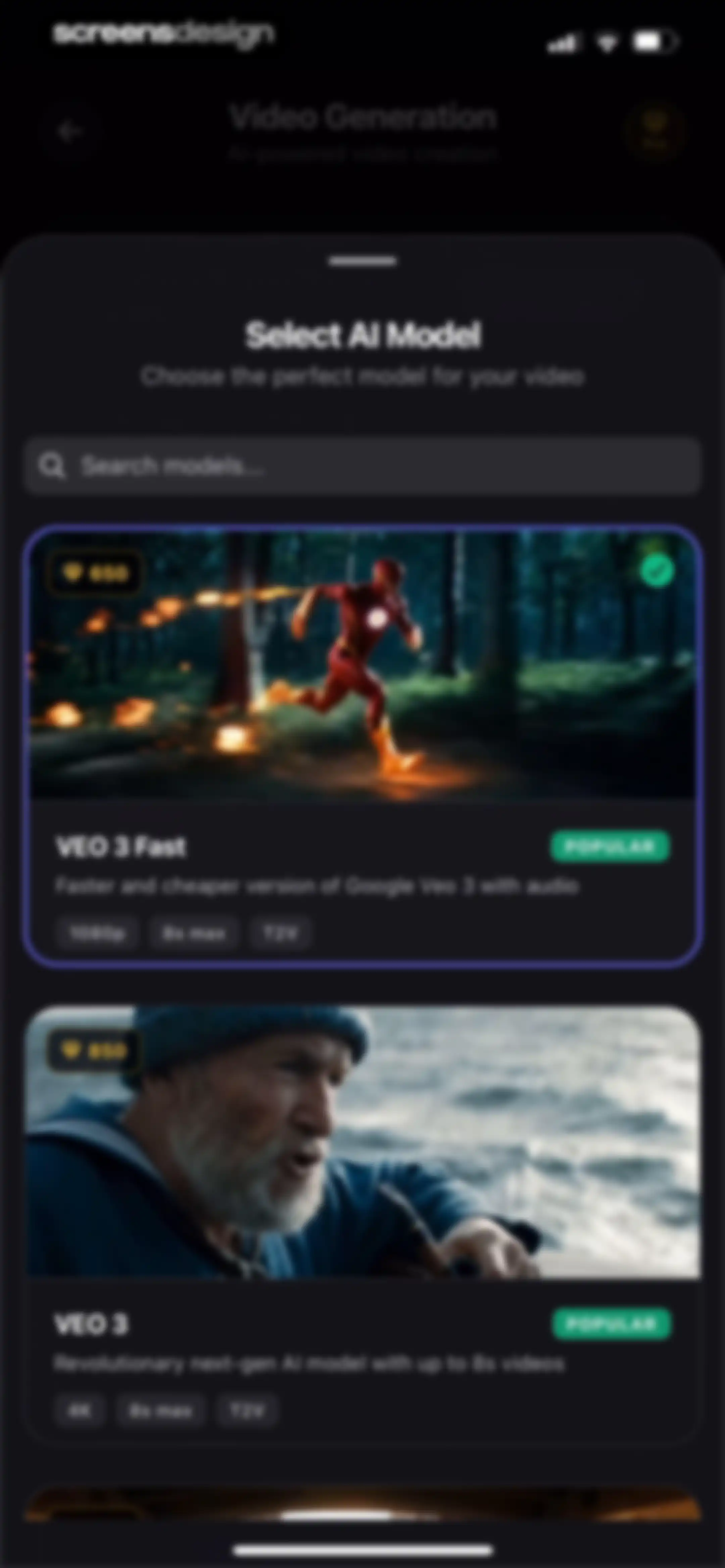 Ceo3 : AI Video Generator screen 16