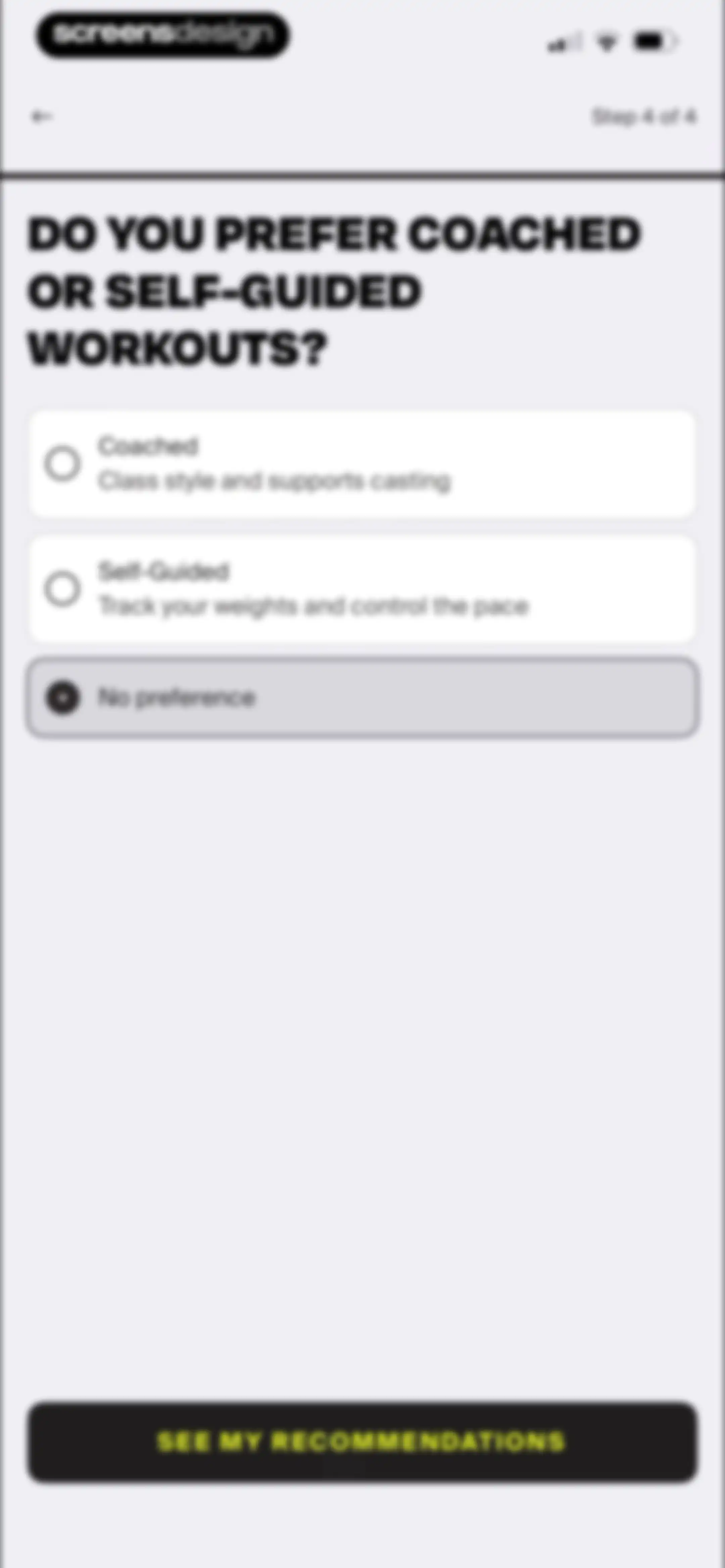 Centr: Strength & Fitness App screen 112
