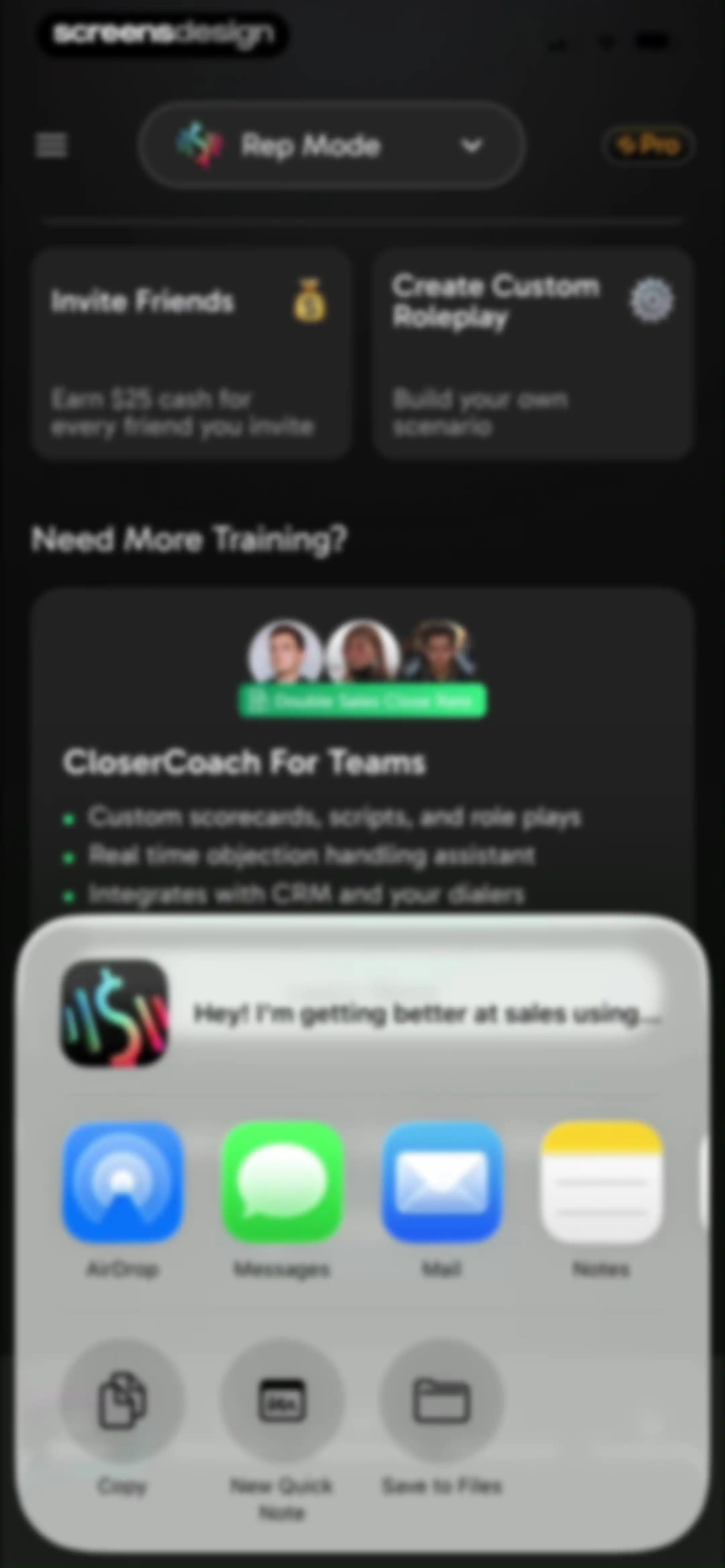 CloserCoach - AI Sales Trainer screen 80