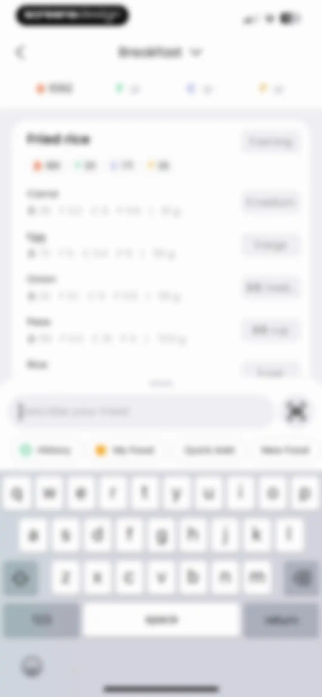 Calorie Counter by Numify screen 101