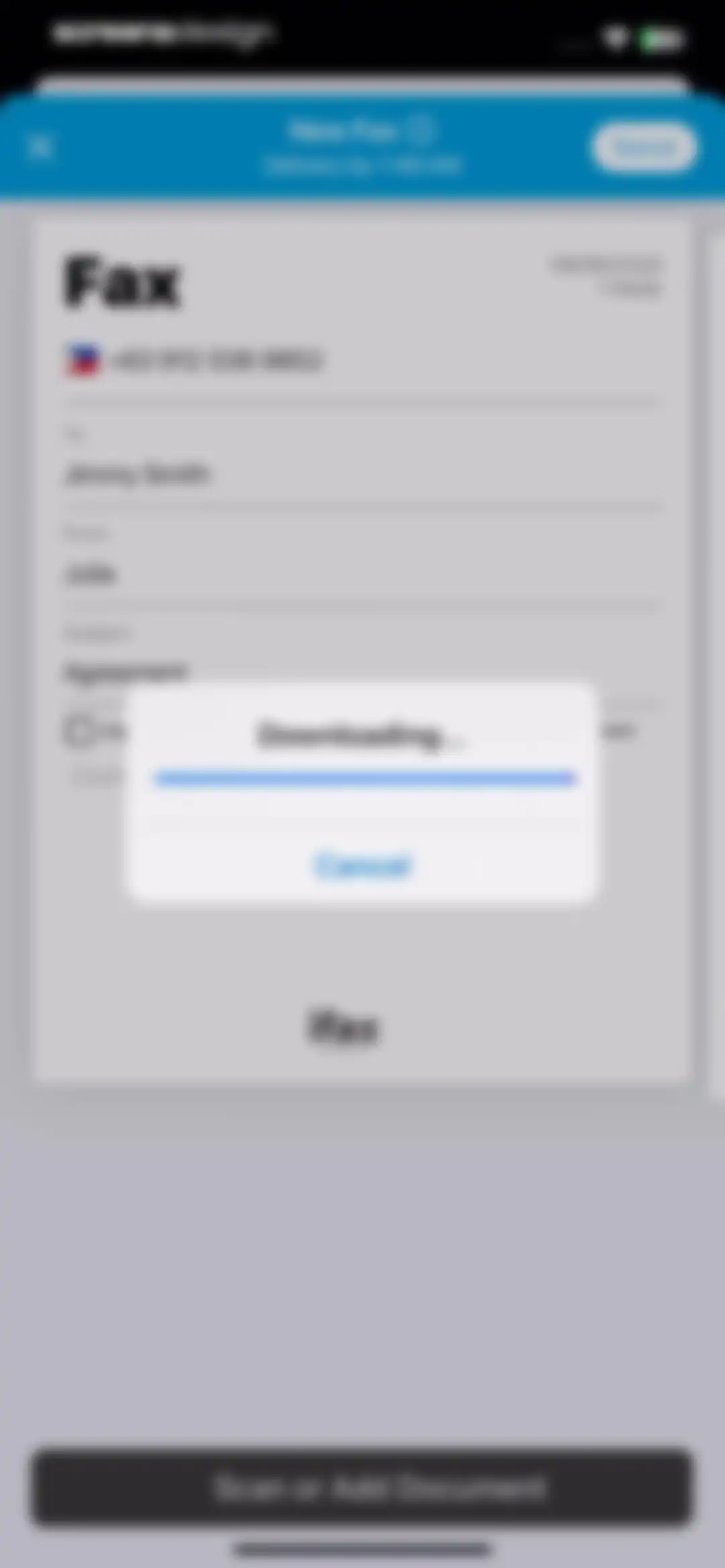 iFax App Send Fax From iPhone screen 11
