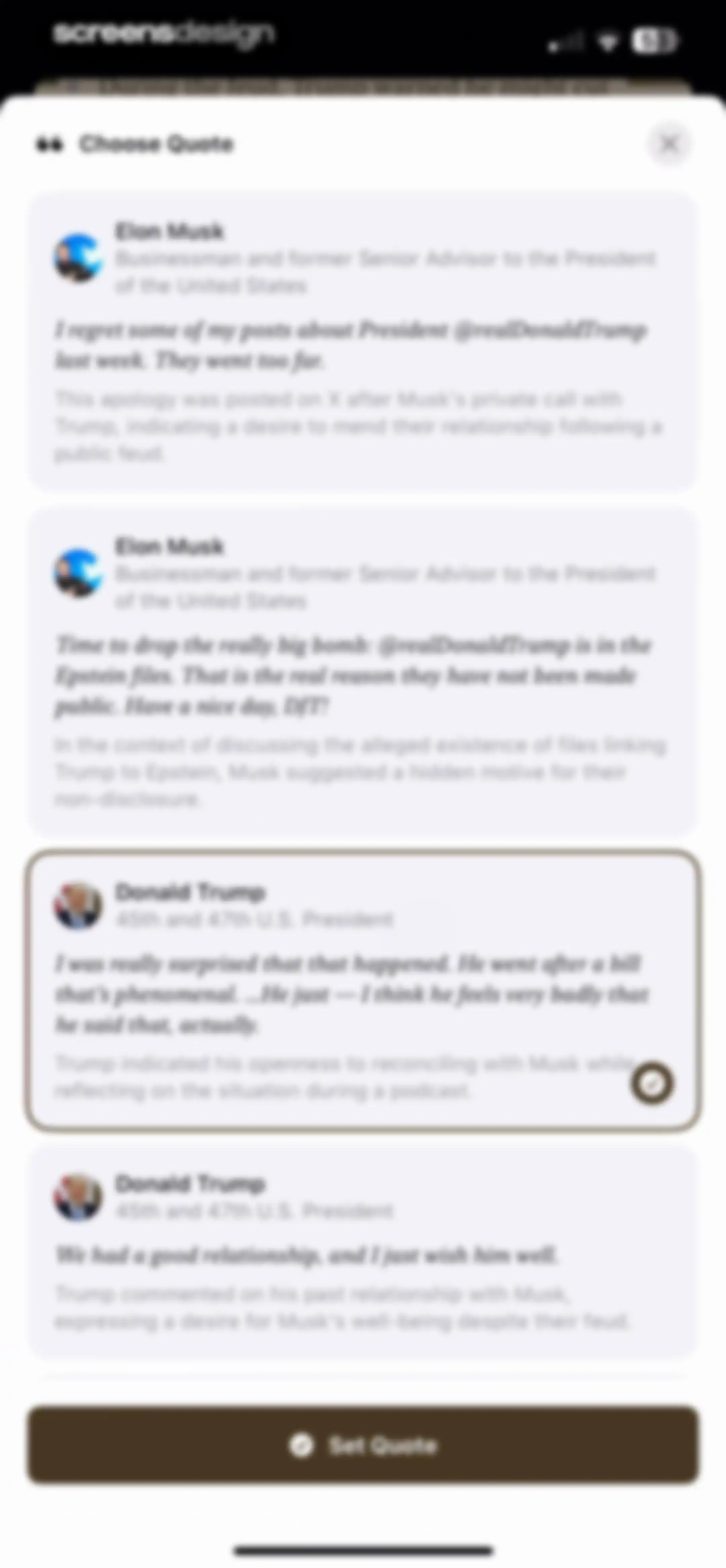 Particle: Personalized News screen 37