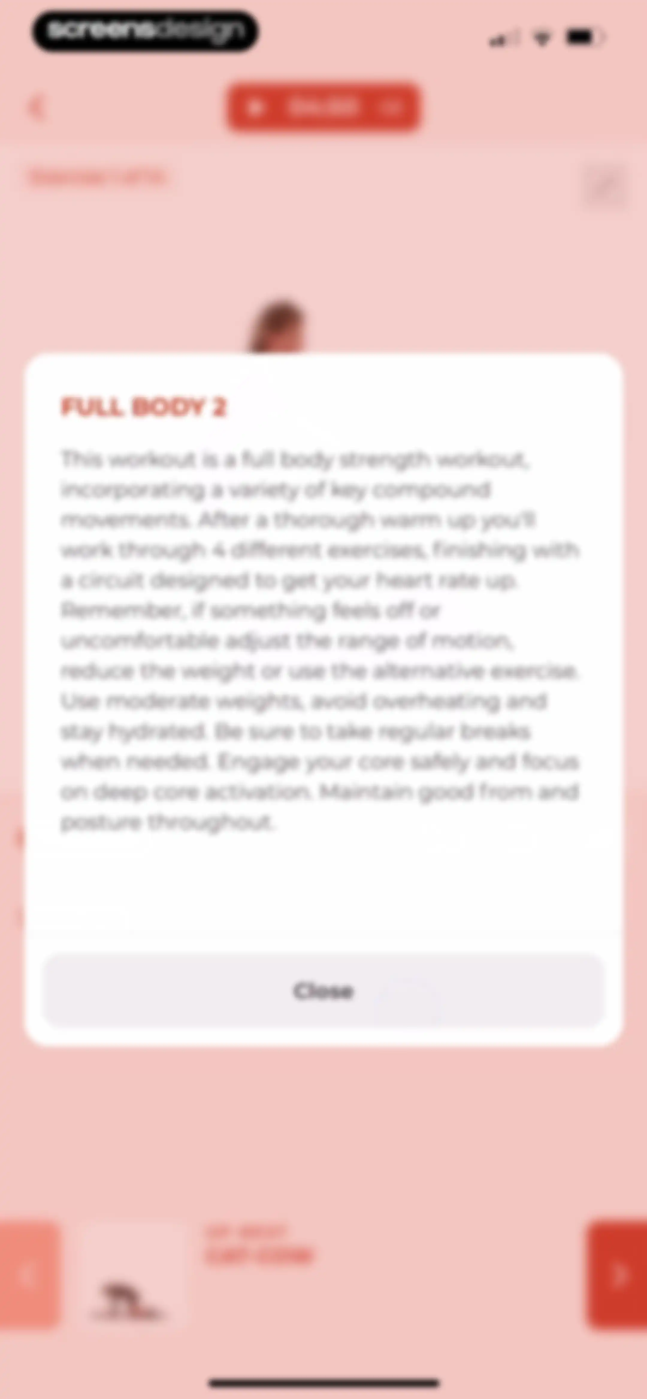 WeGLOW: Home Workout for Women screen 87