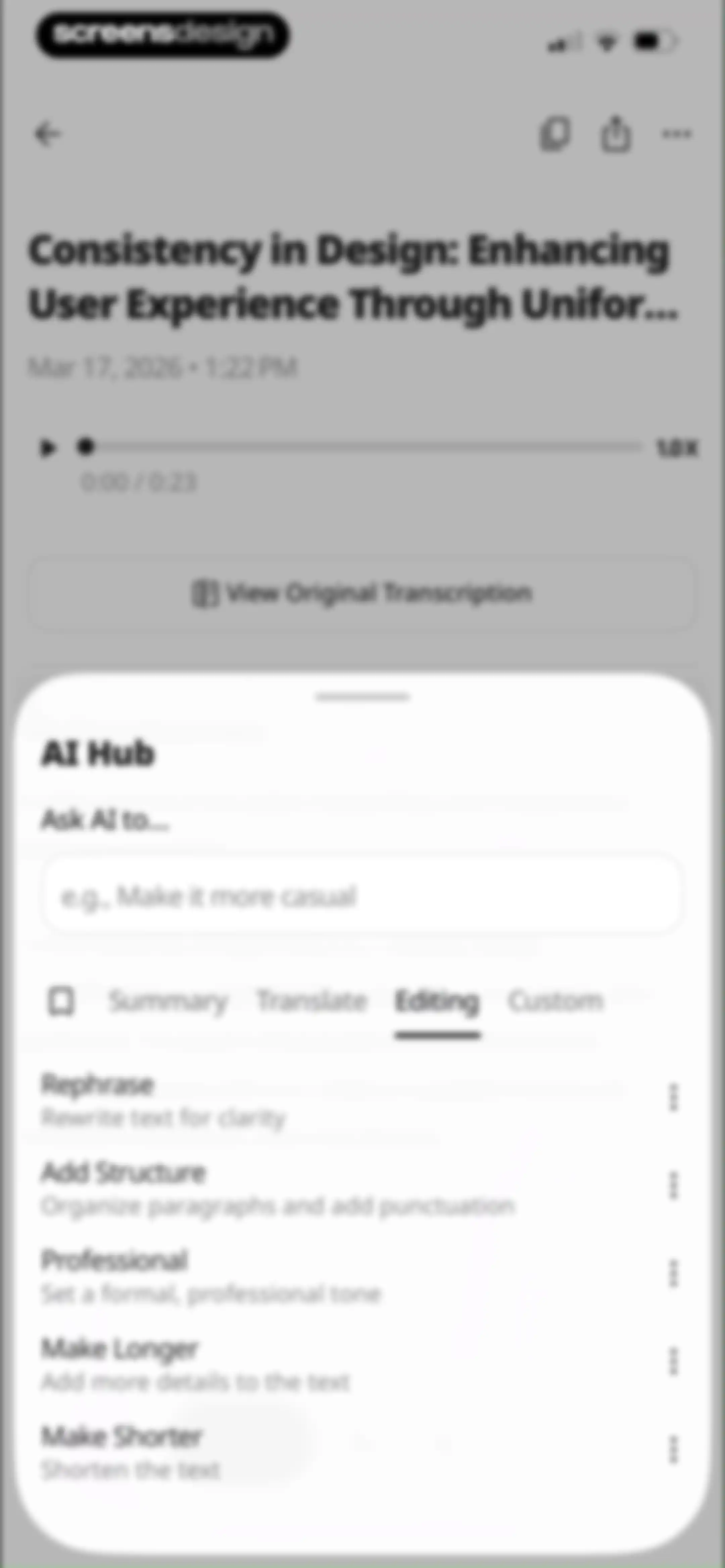 SpeakApp AI: Voice Notes screen 26