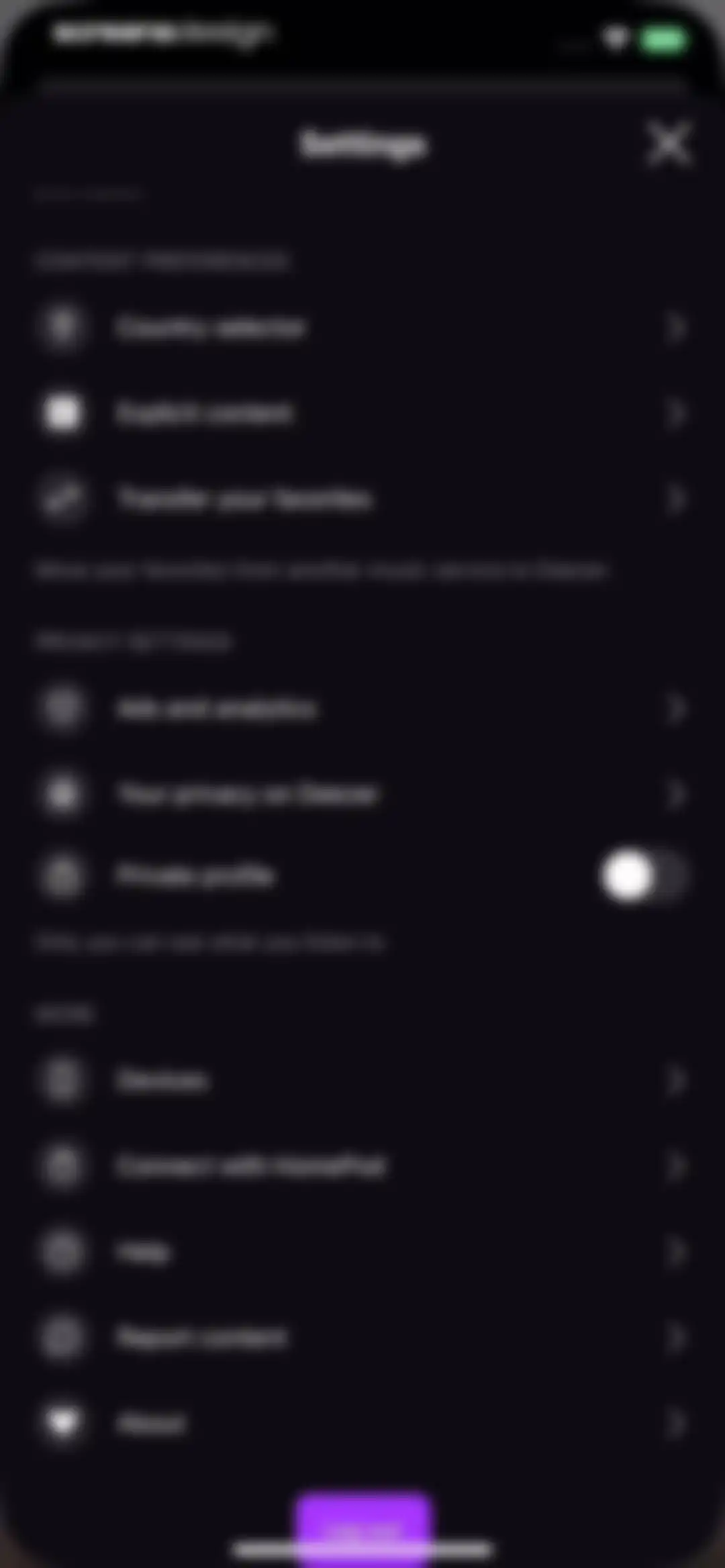 Deezer: Music Player, Podcast screen 192