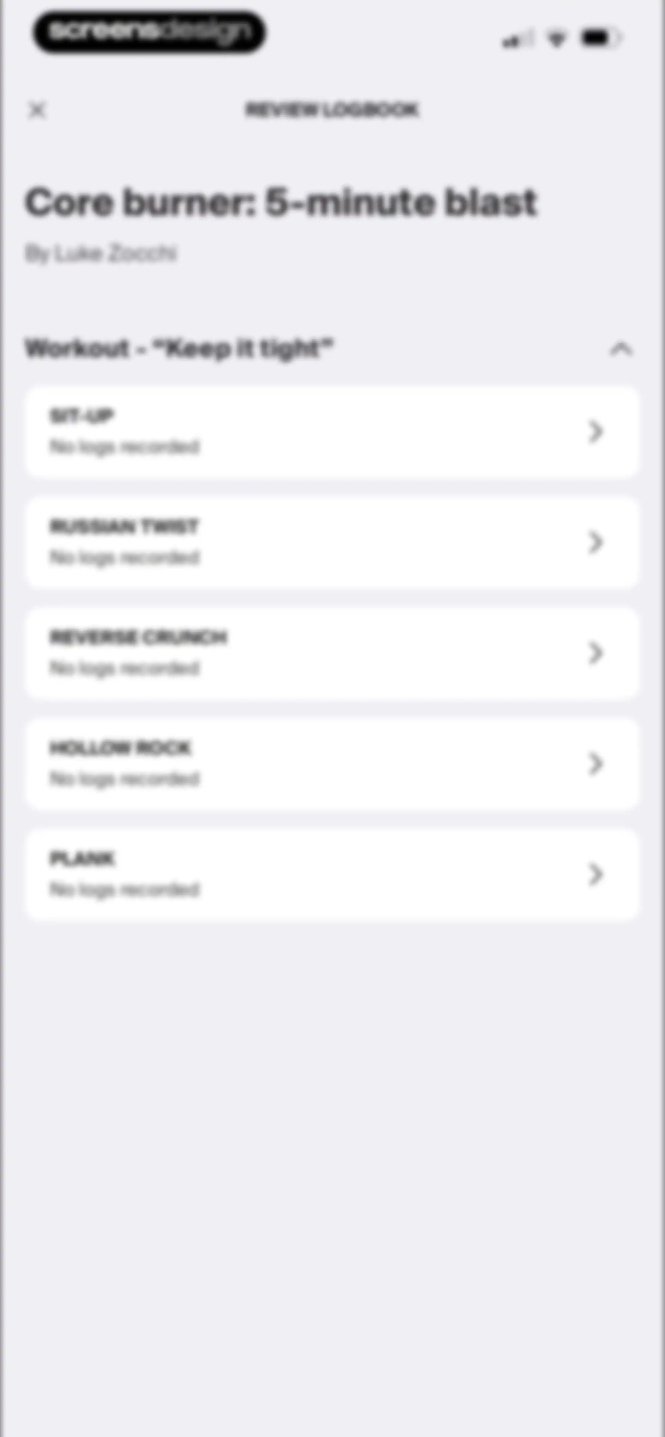 Centr: Strength & Fitness App screen 63