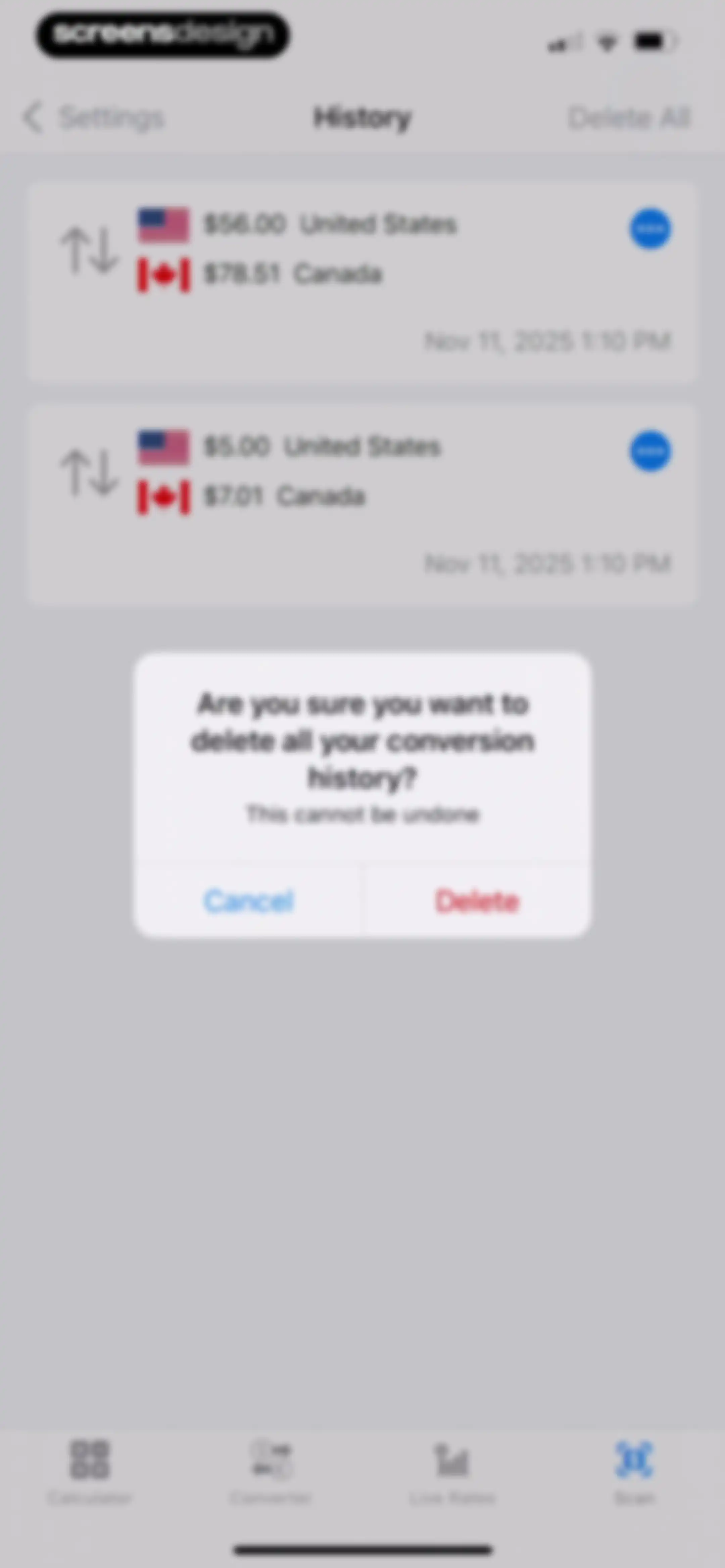 Currency Converter Calculator• screen 48