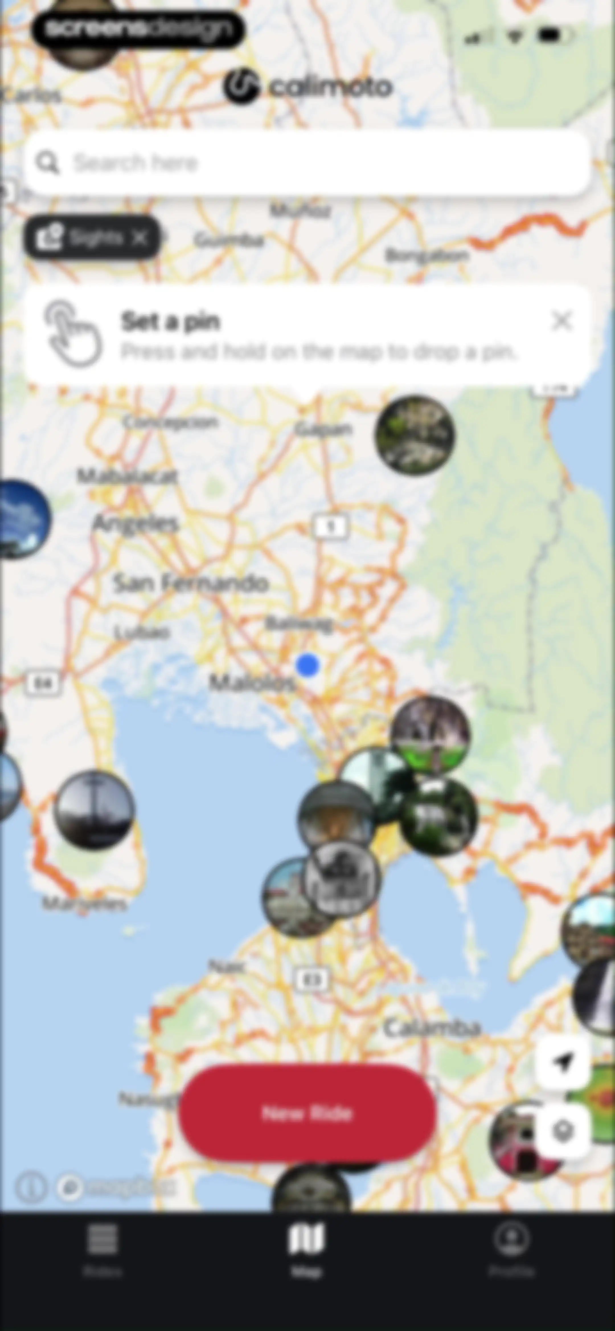 calimoto Motorcycle Navigation screen 16