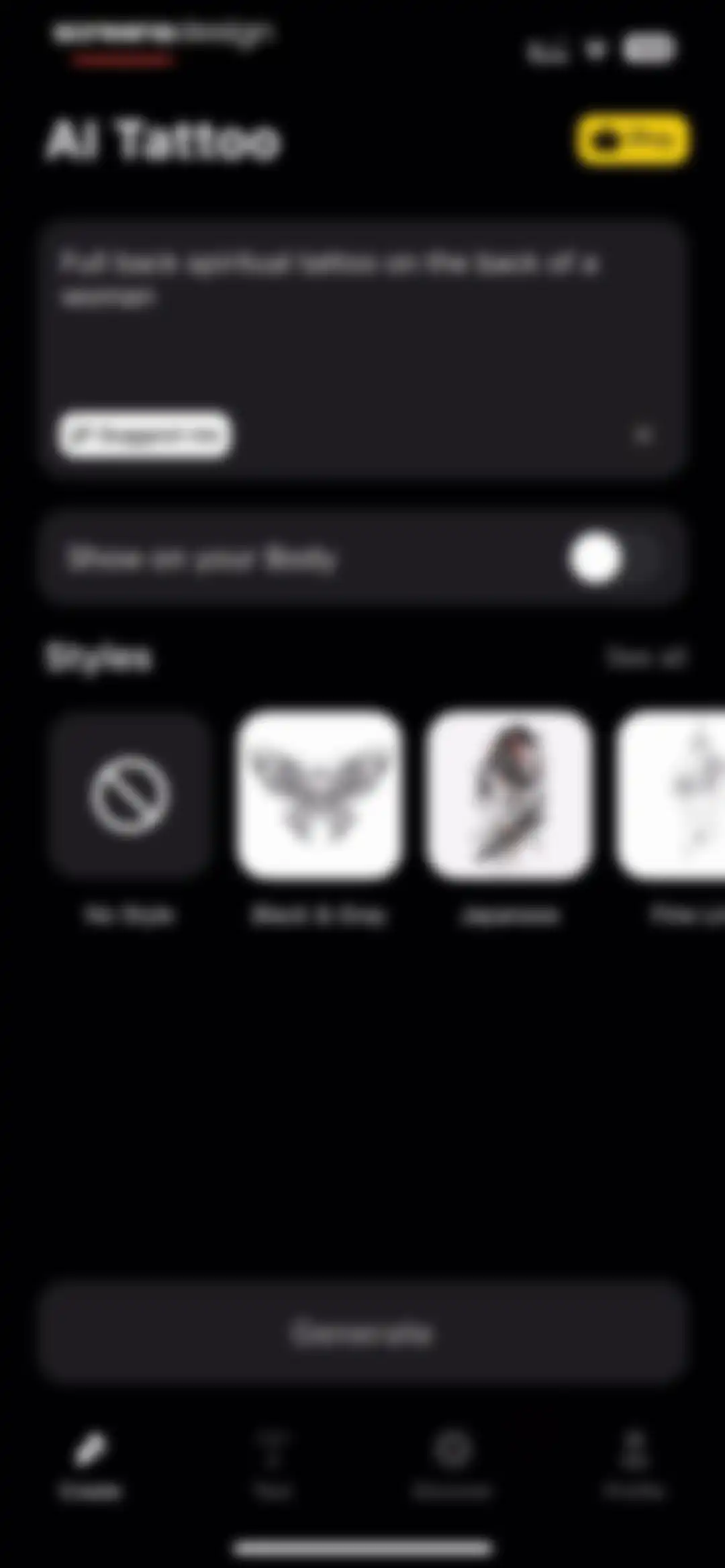 AI Tattoo Generator Maker screen 32