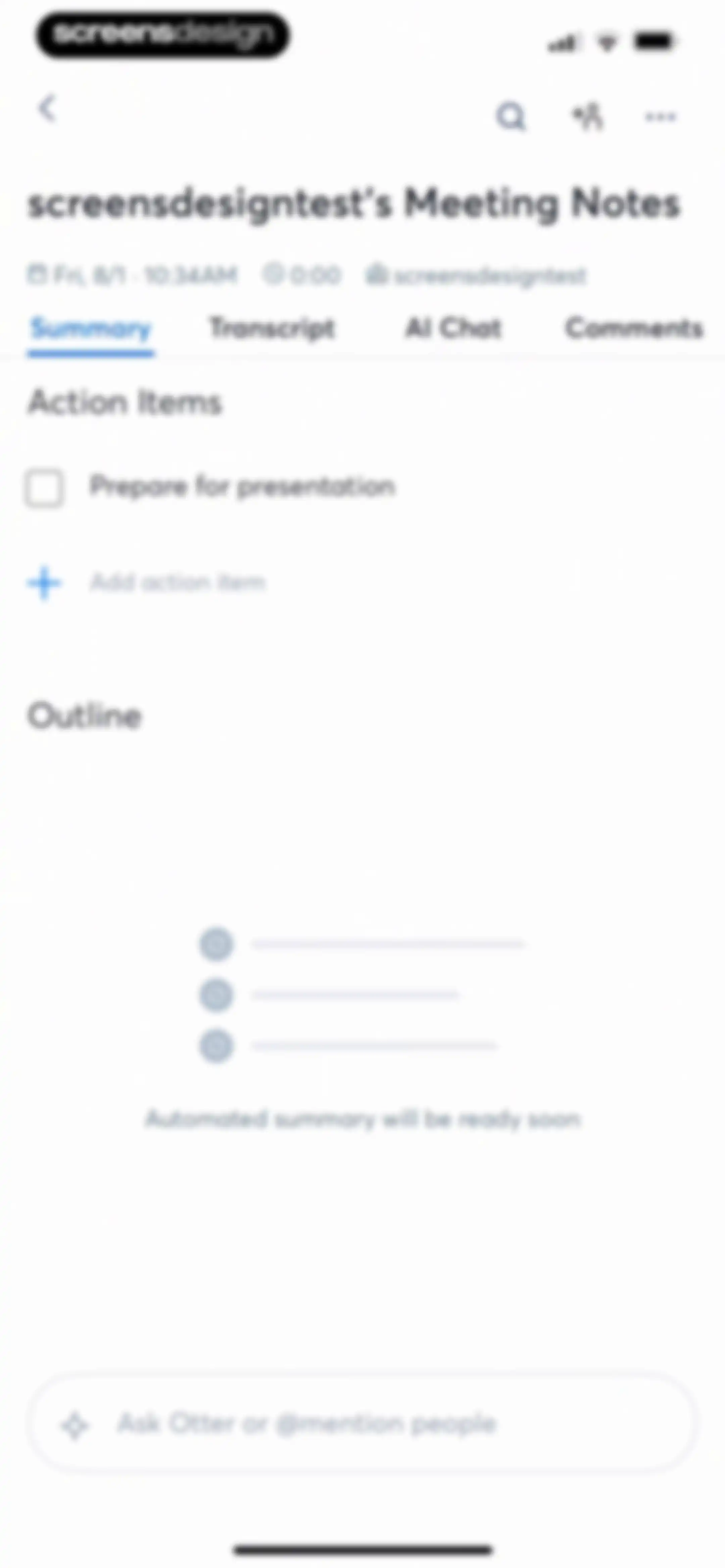 Otter Transcribe Voice Notes screen 28
