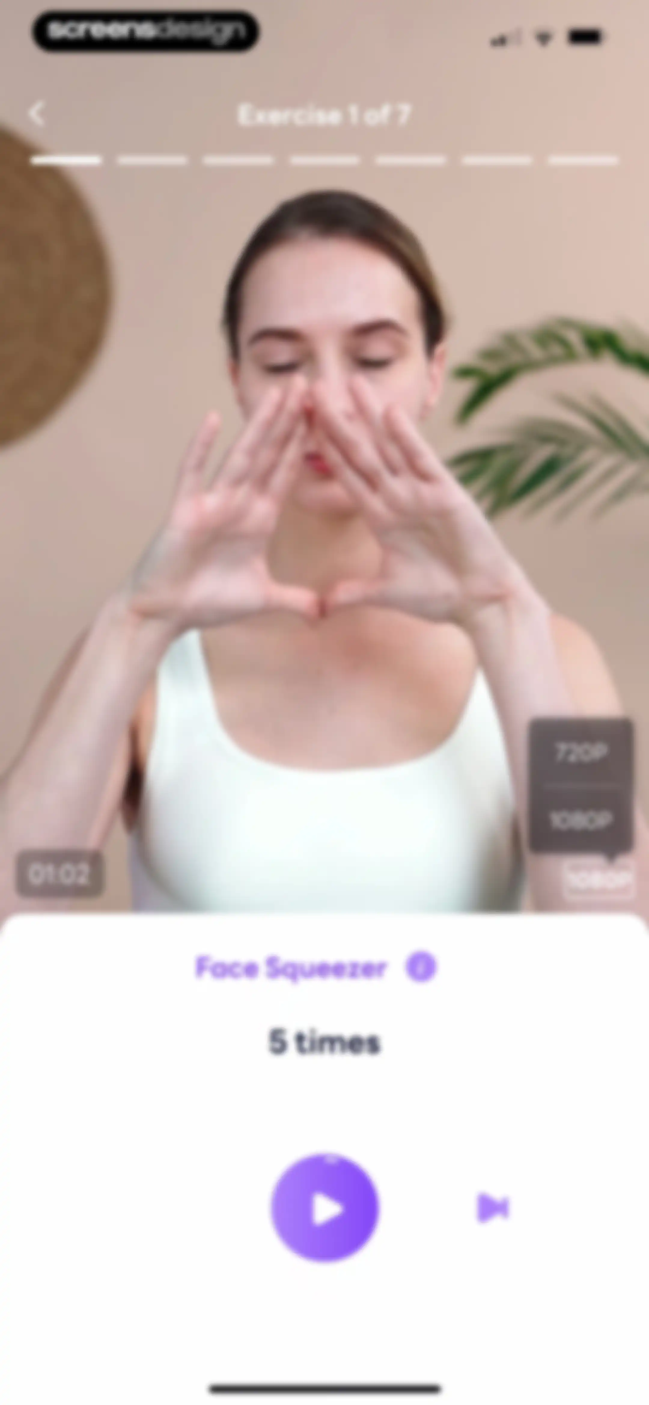 FaceYogi - Face Yoga, Massage screen 41