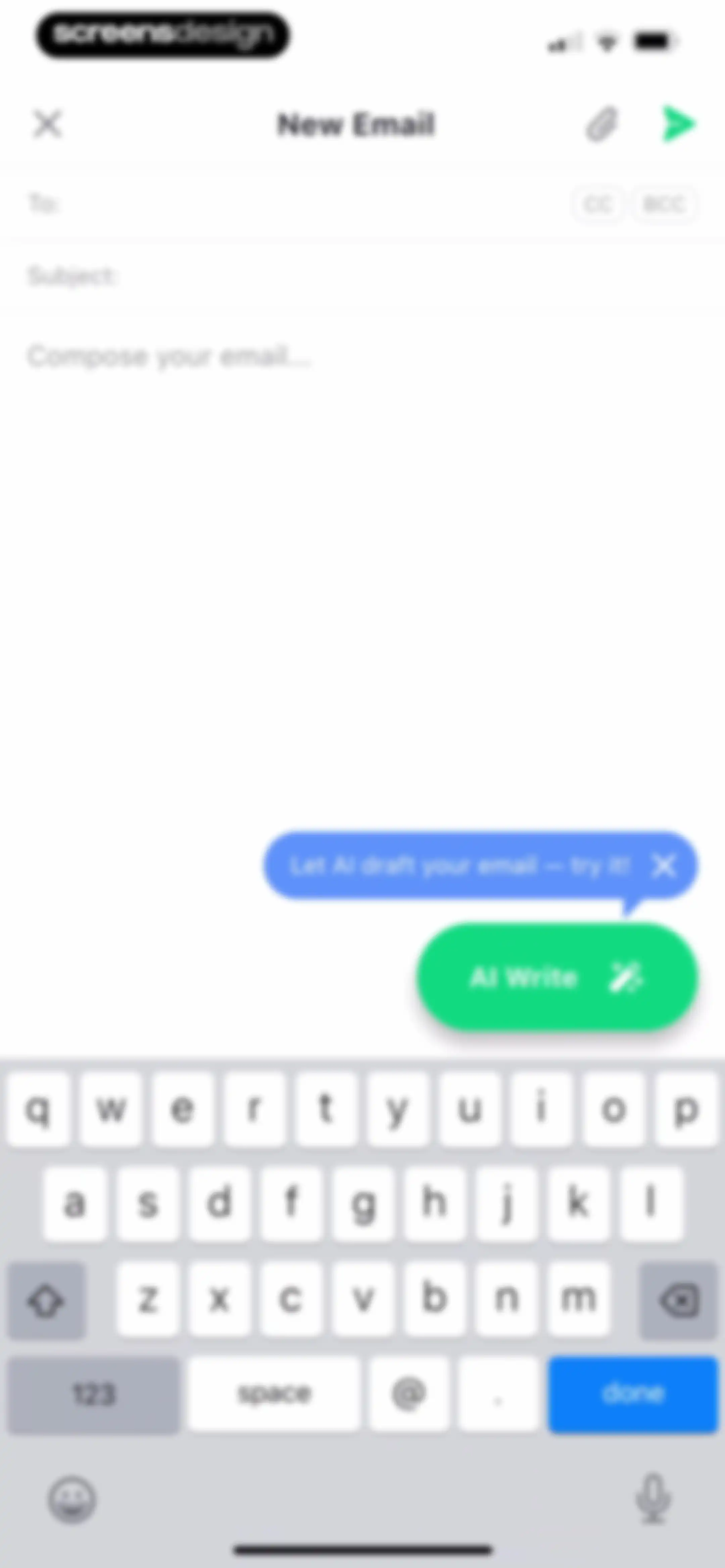 Friday AI Email Writer screen 56