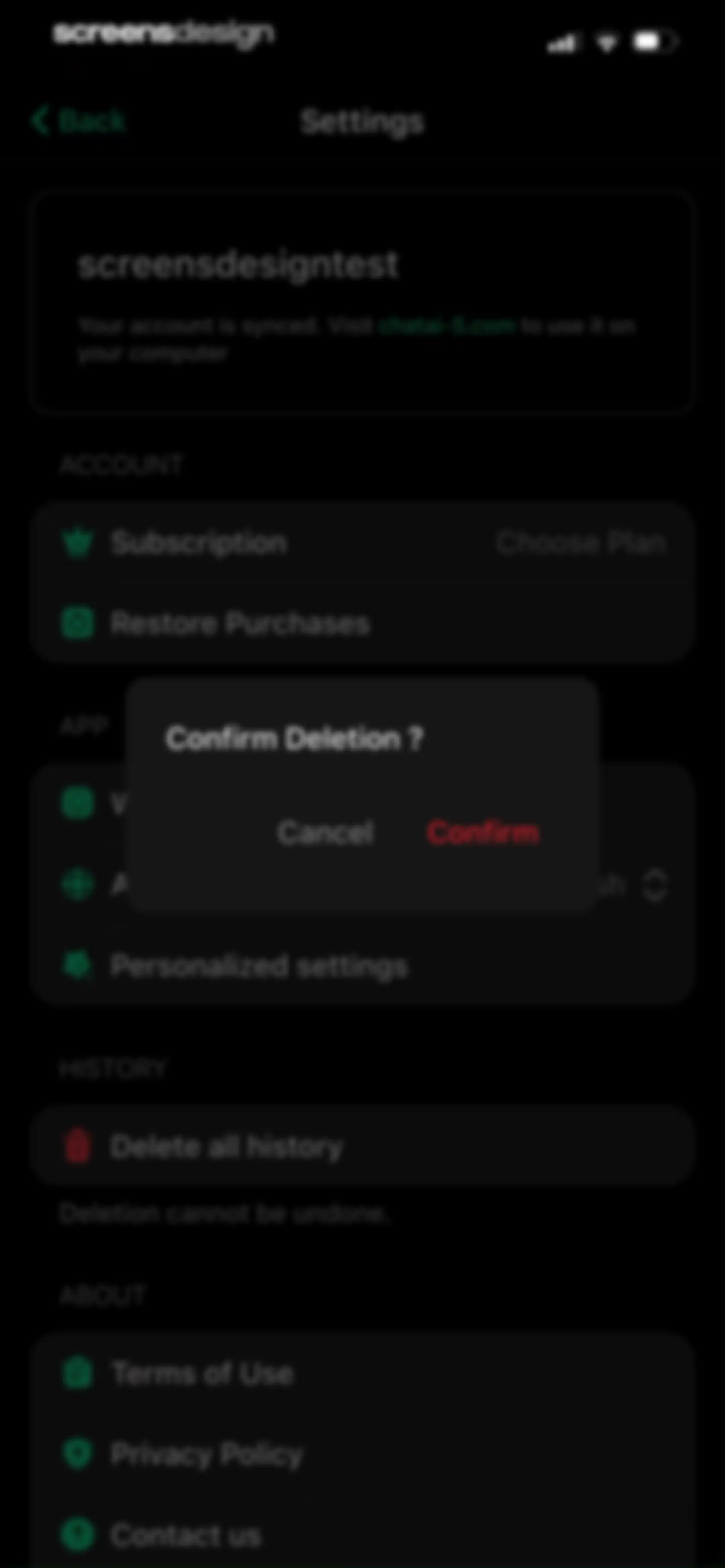 Chat AI 5: AI Agent & Video screen 52