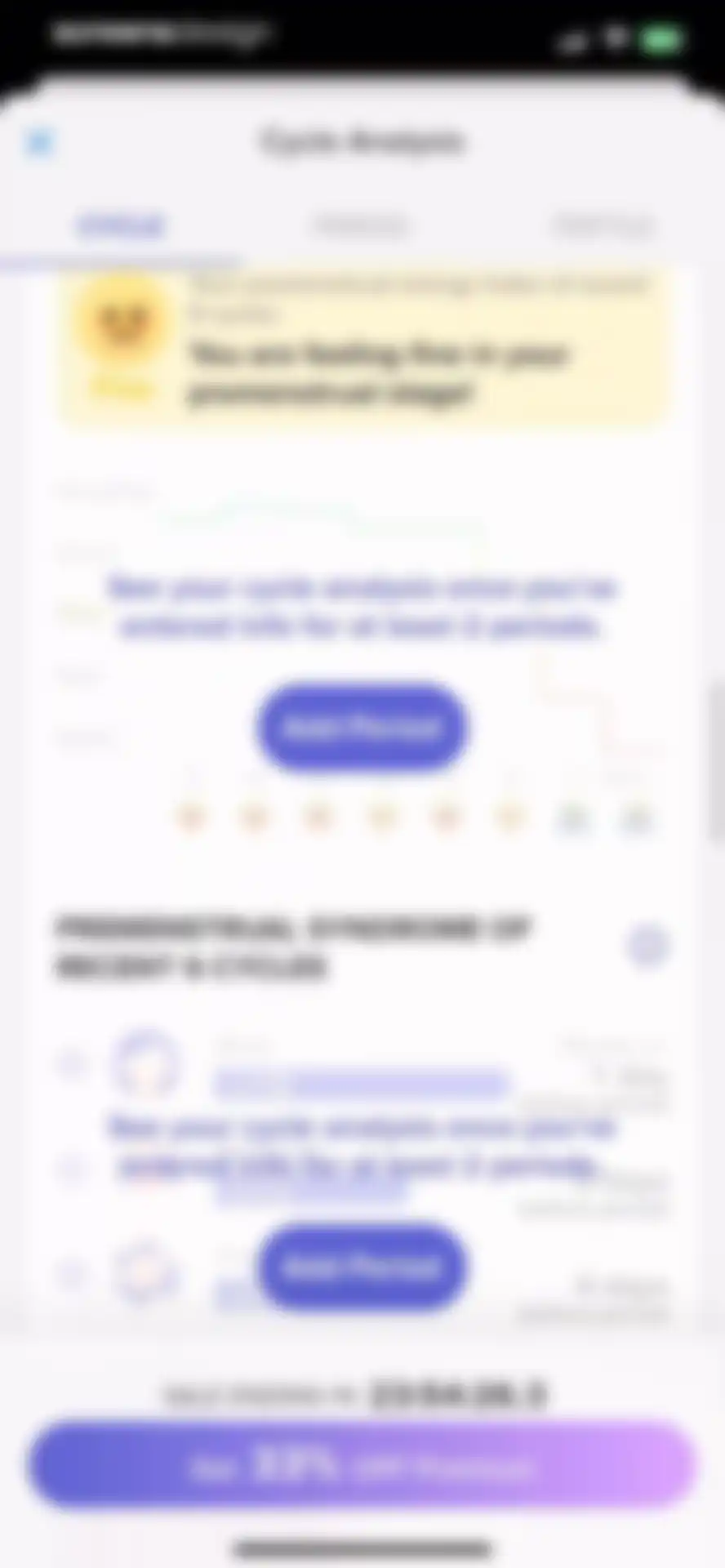 Glow Ovulation & Period App screen 28