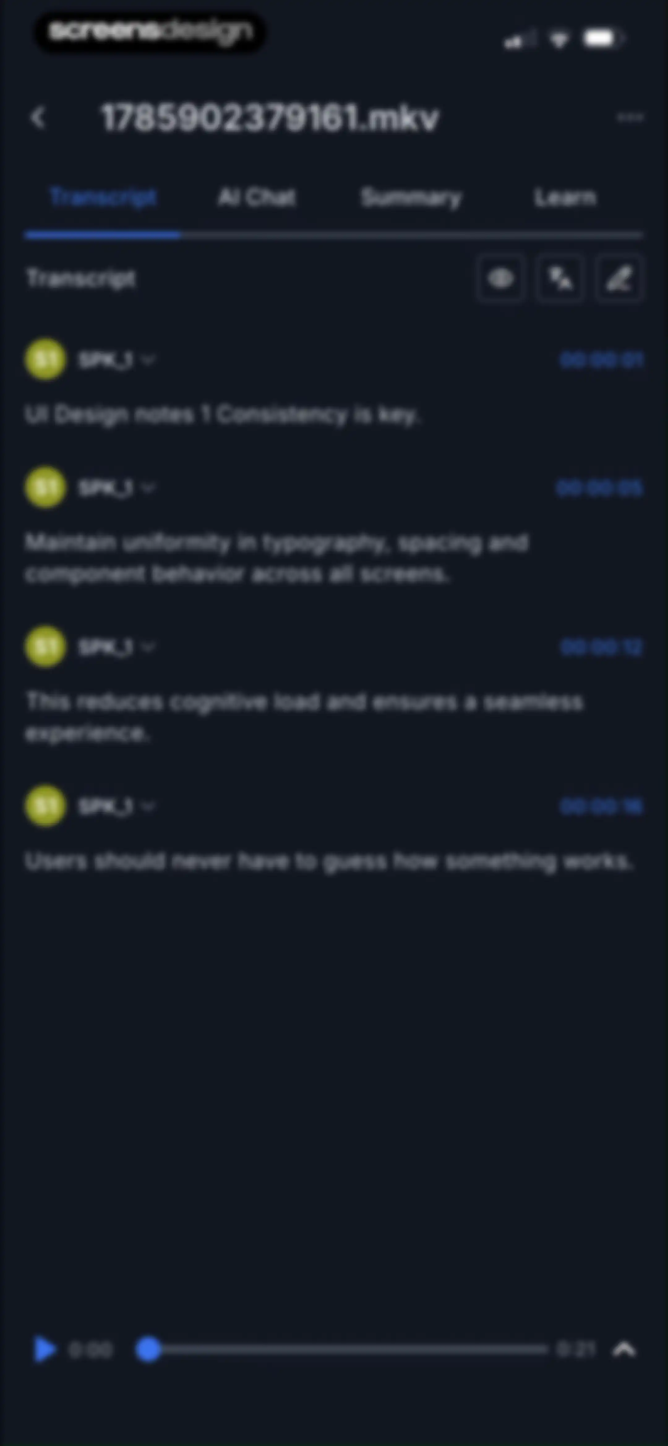 Transkriptor - Speech to Text screen 37