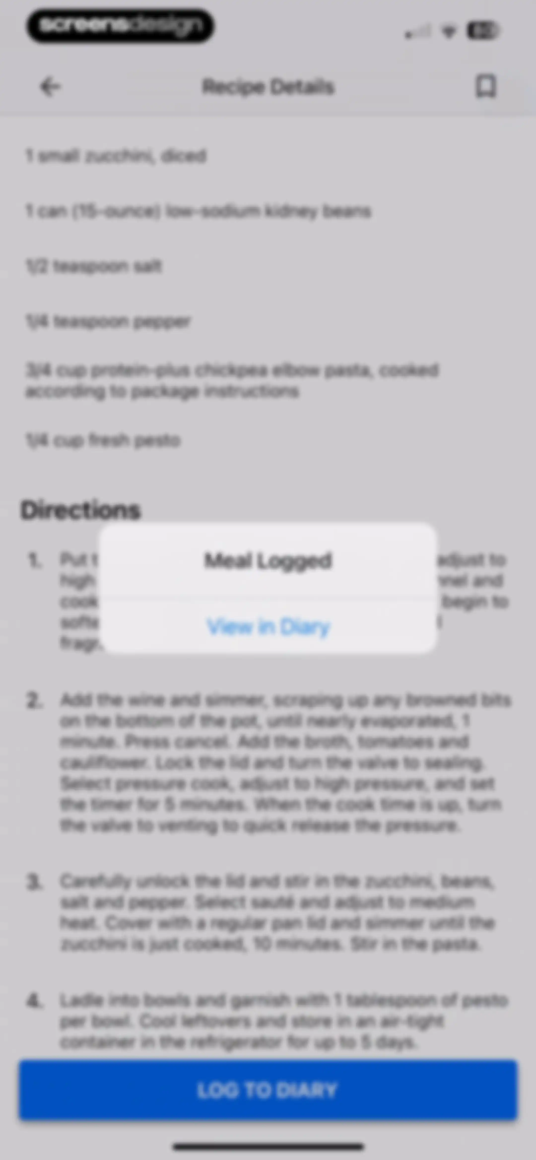 MyFitnessPal: Calorie Counter screen 163