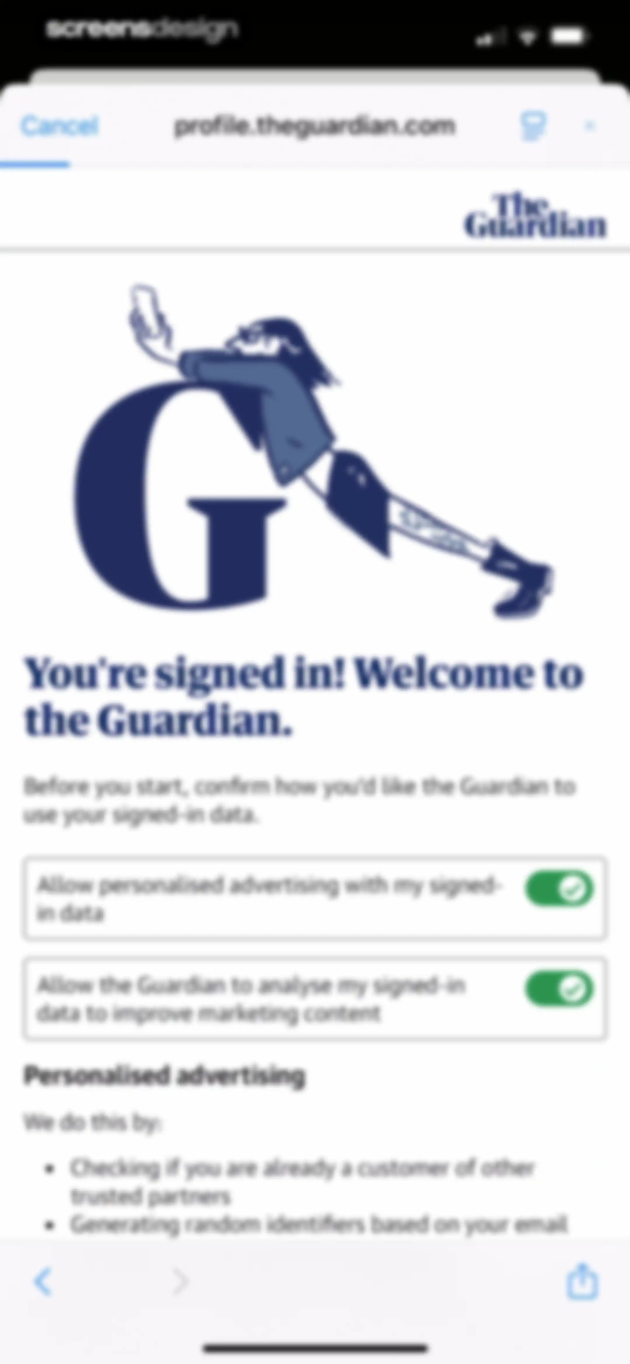 The Guardian - US & World News screen 9