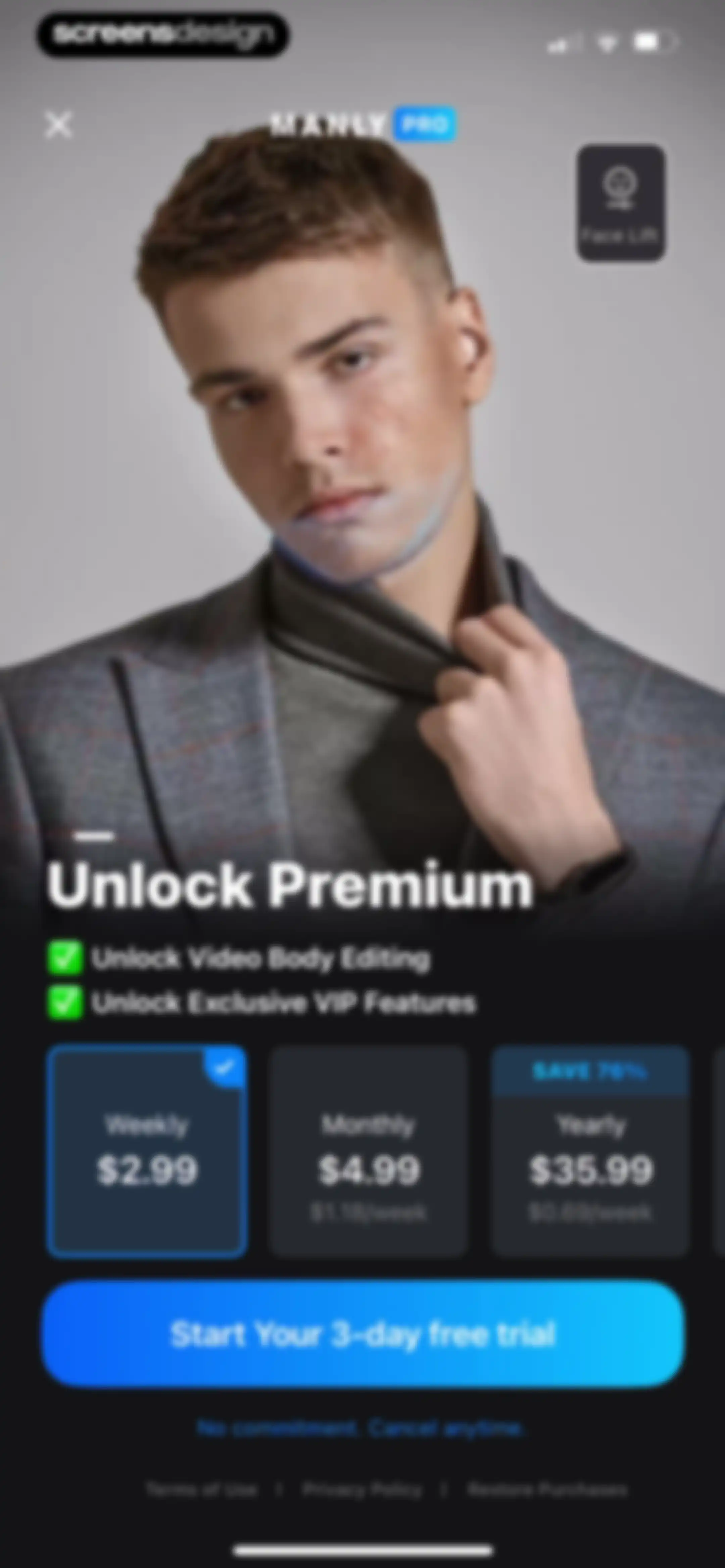 Manly - AI Photo Editor screen 12