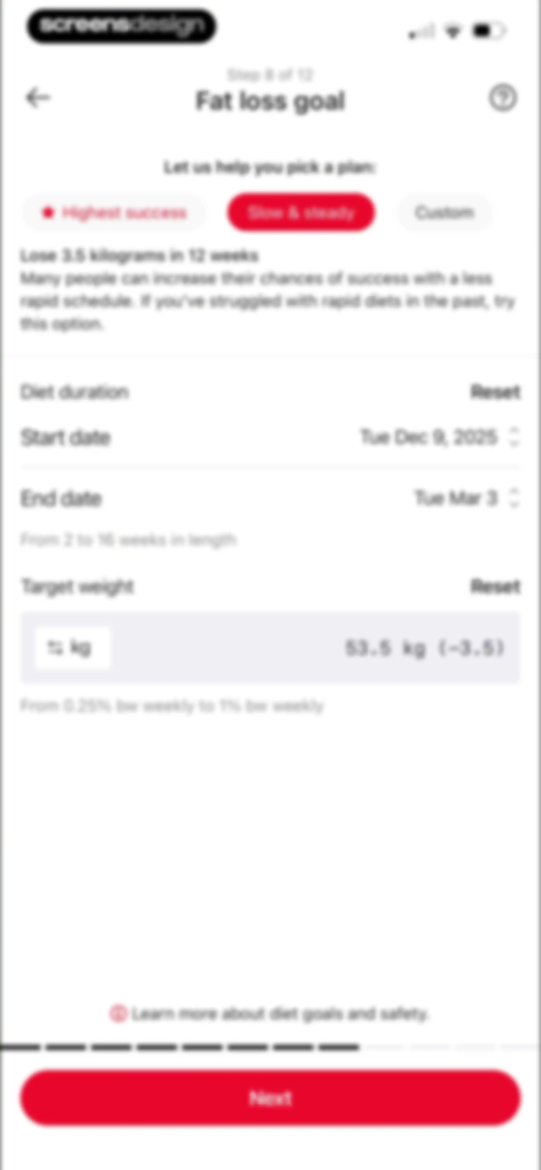RP Diet Coach & Planner screen 17