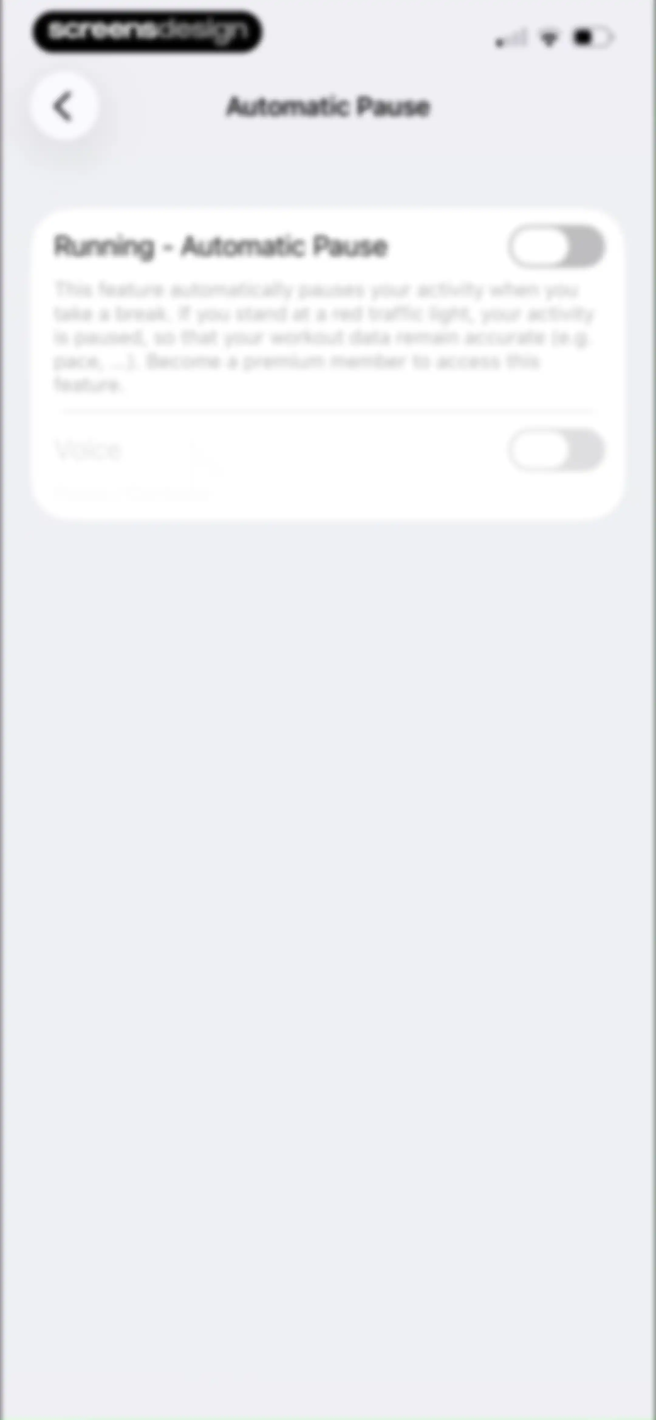 Running Walking Tracker Goals screen 90