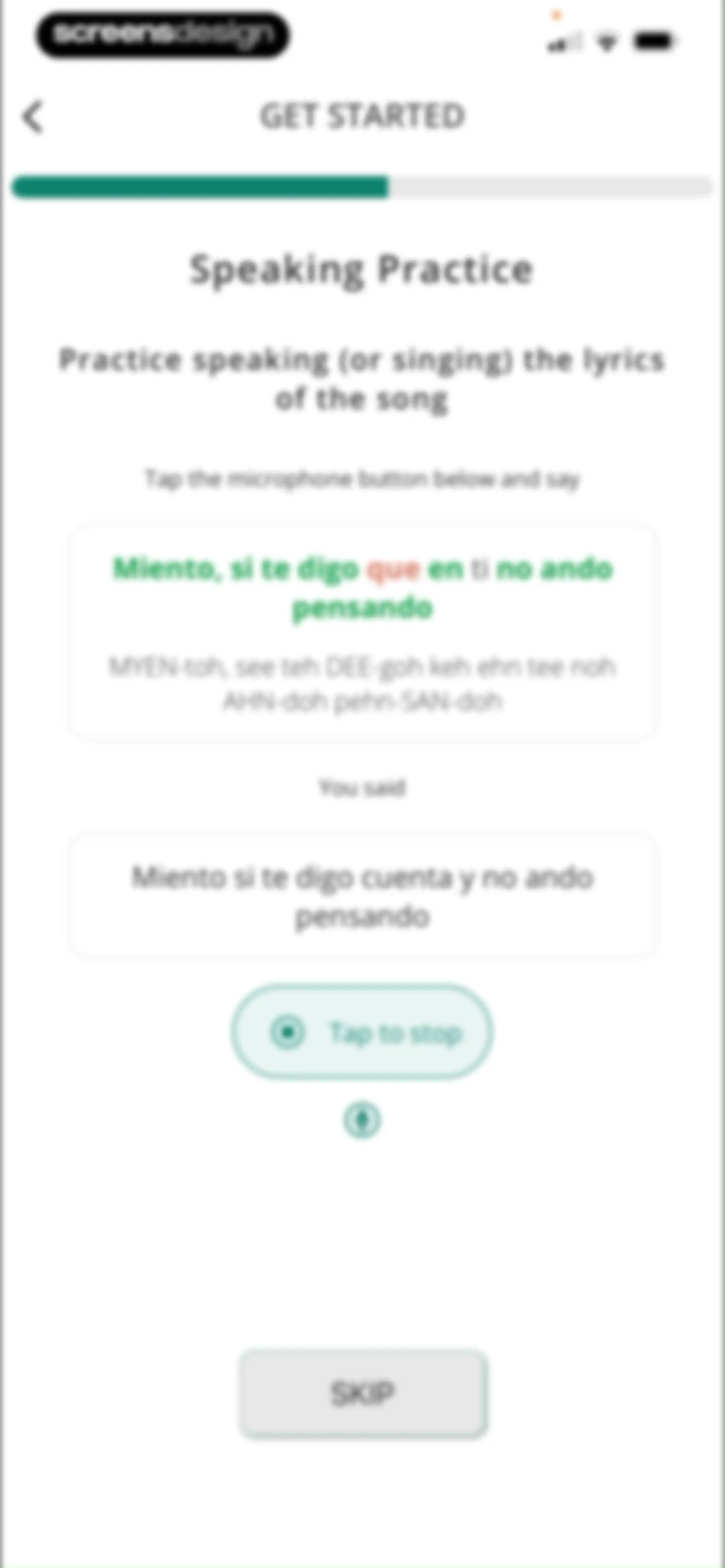 LyricFluent: Learn Languages screen 22