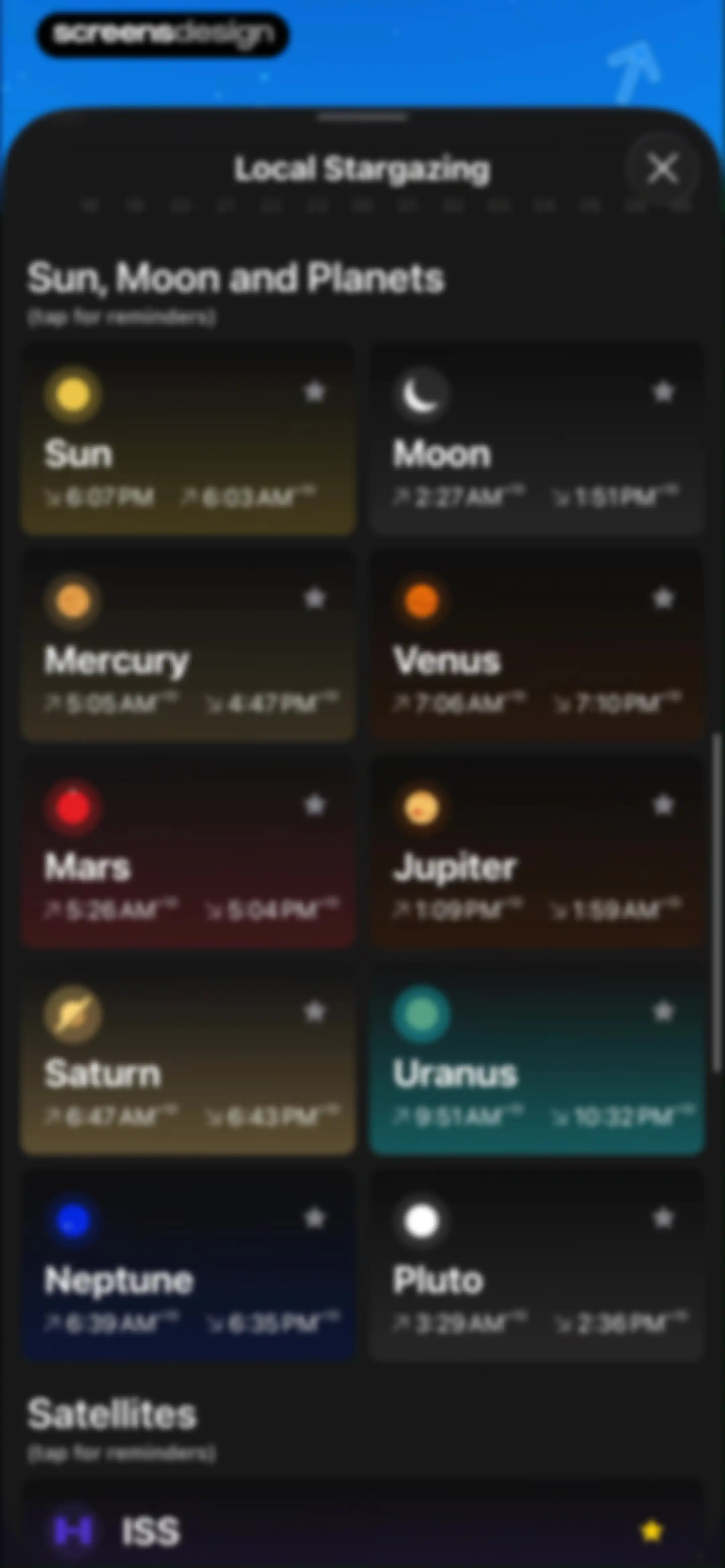 Night Sky screen 75