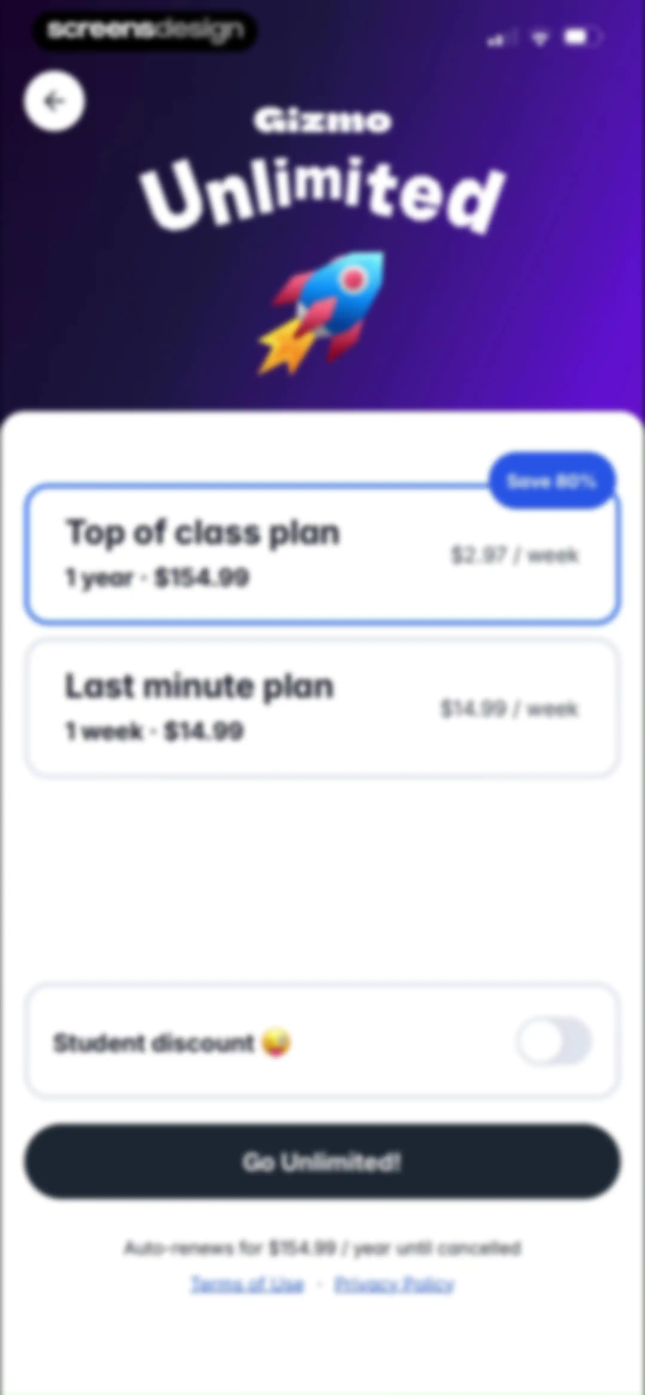Gizmo: AI Tutor screen 97