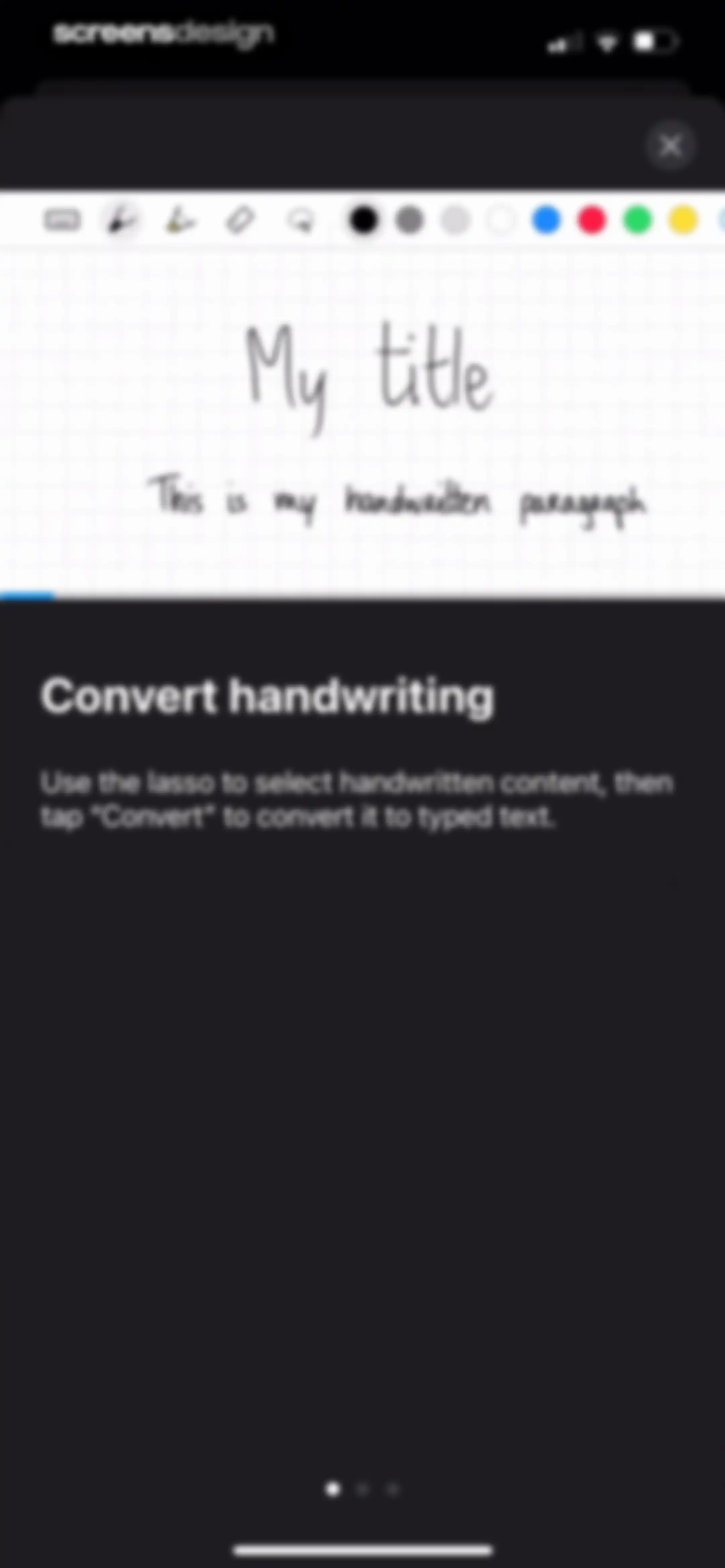 MyScript Notes: AI Handwriting screen 105