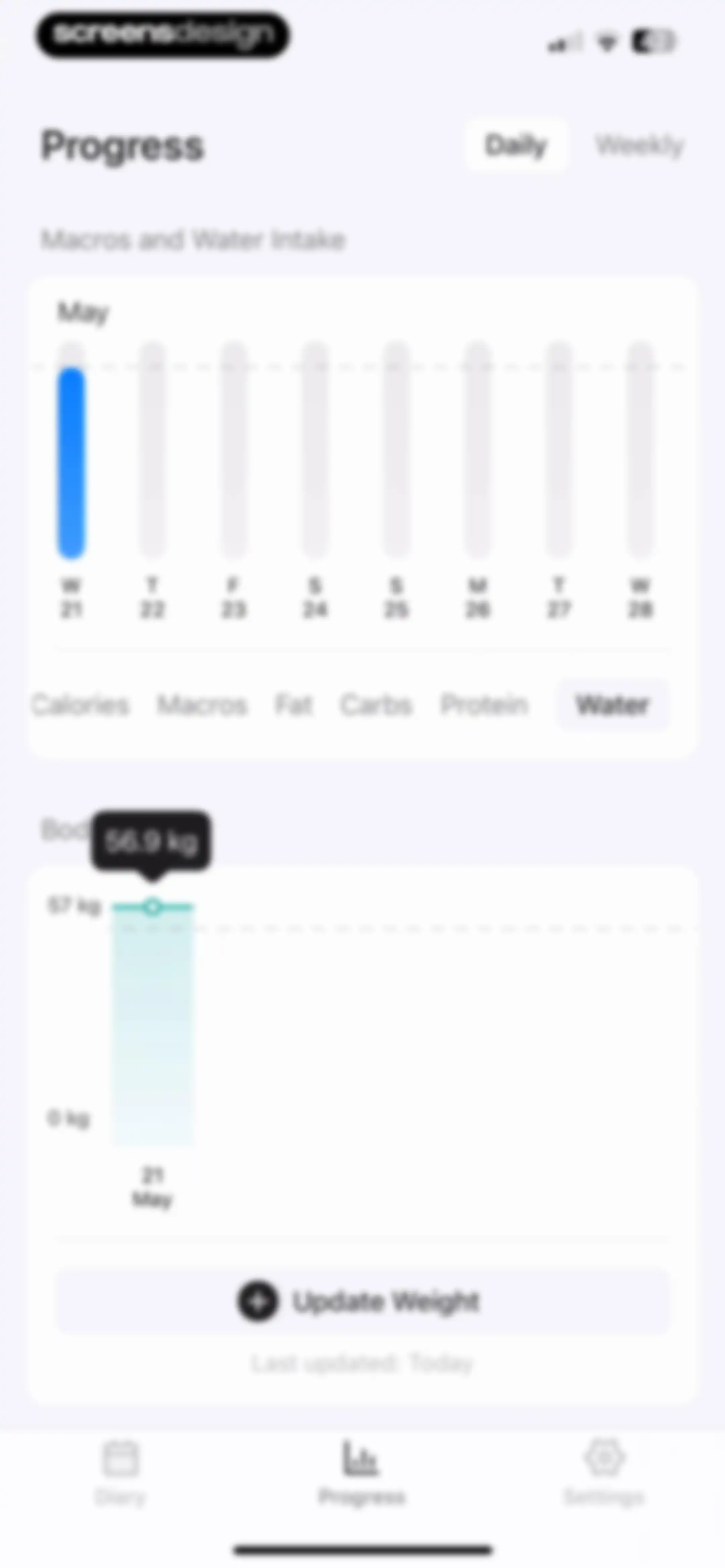 Diet & Food Tracker: EatWell screen 86